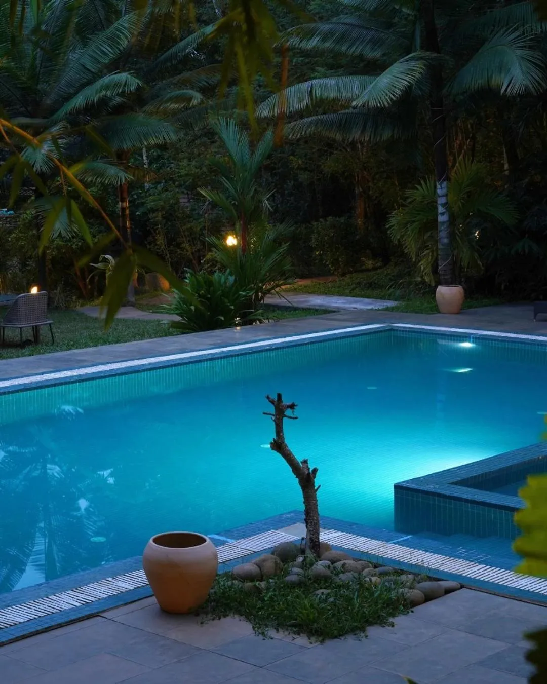 Swimming pool in Raindrops Resorts Wayanad