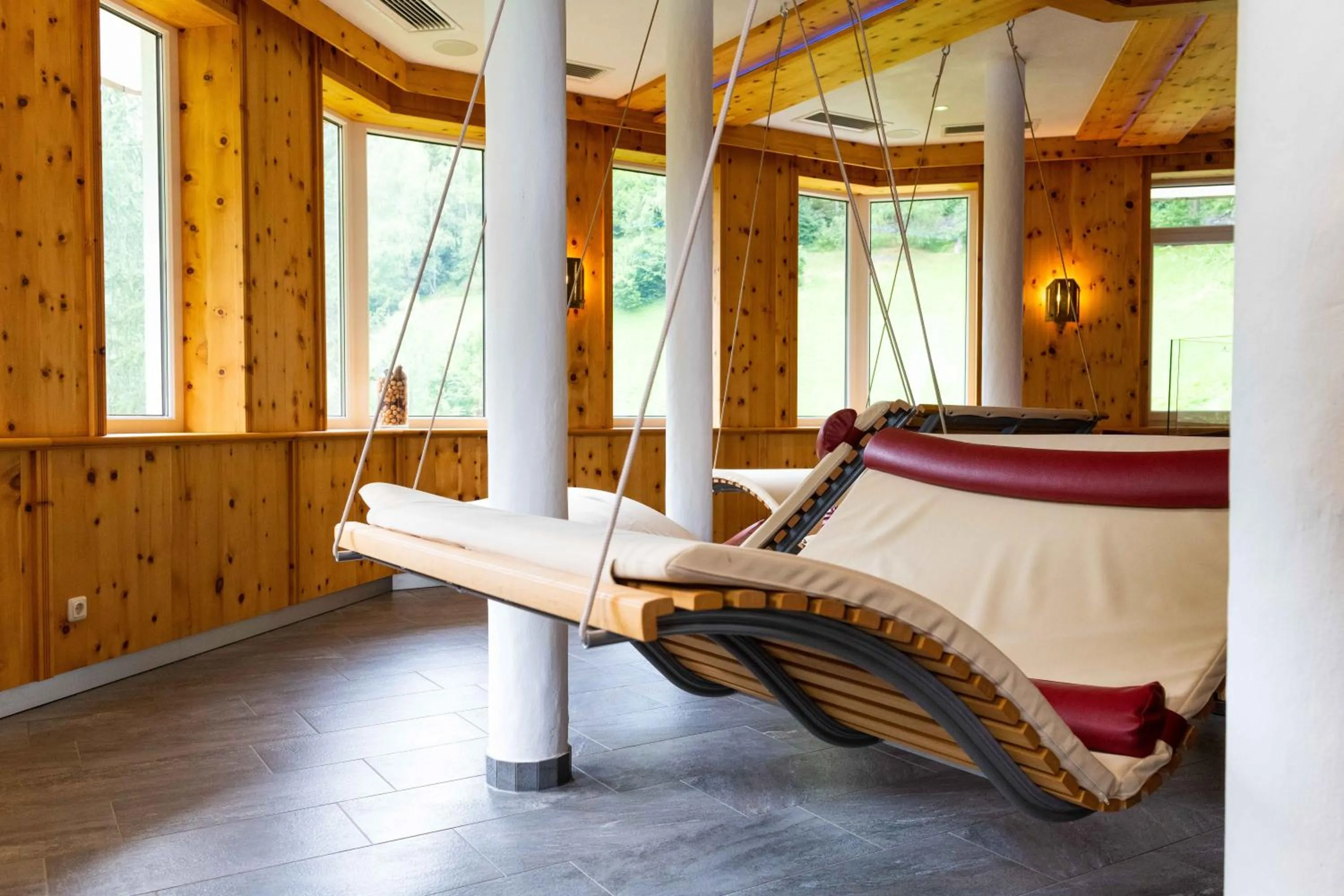 Spa and wellness centre/facilities, Bed in Alpin Panoramahotel Lärchenhof