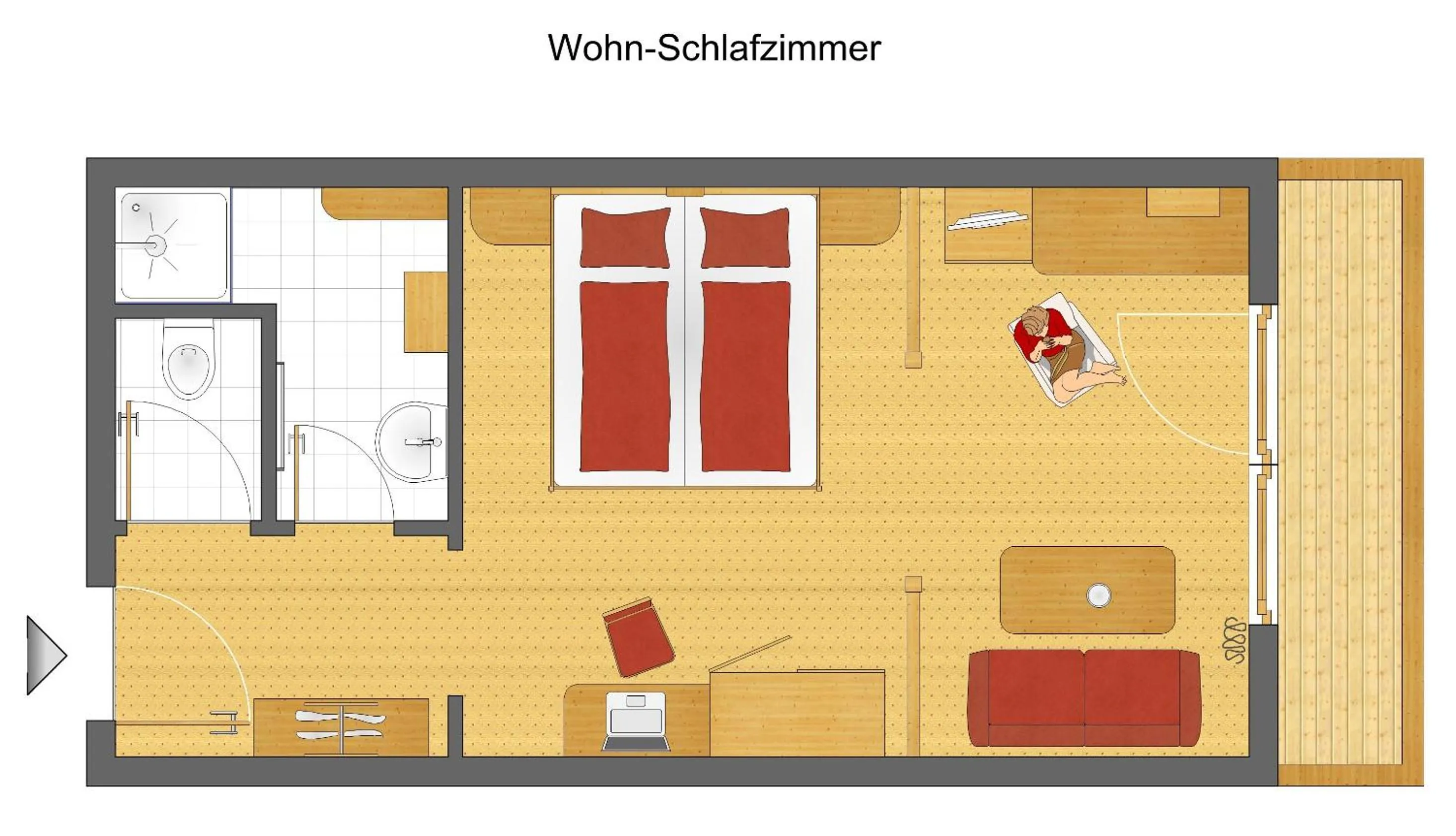 Floor plan in Alpin Panoramahotel Lärchenhof
