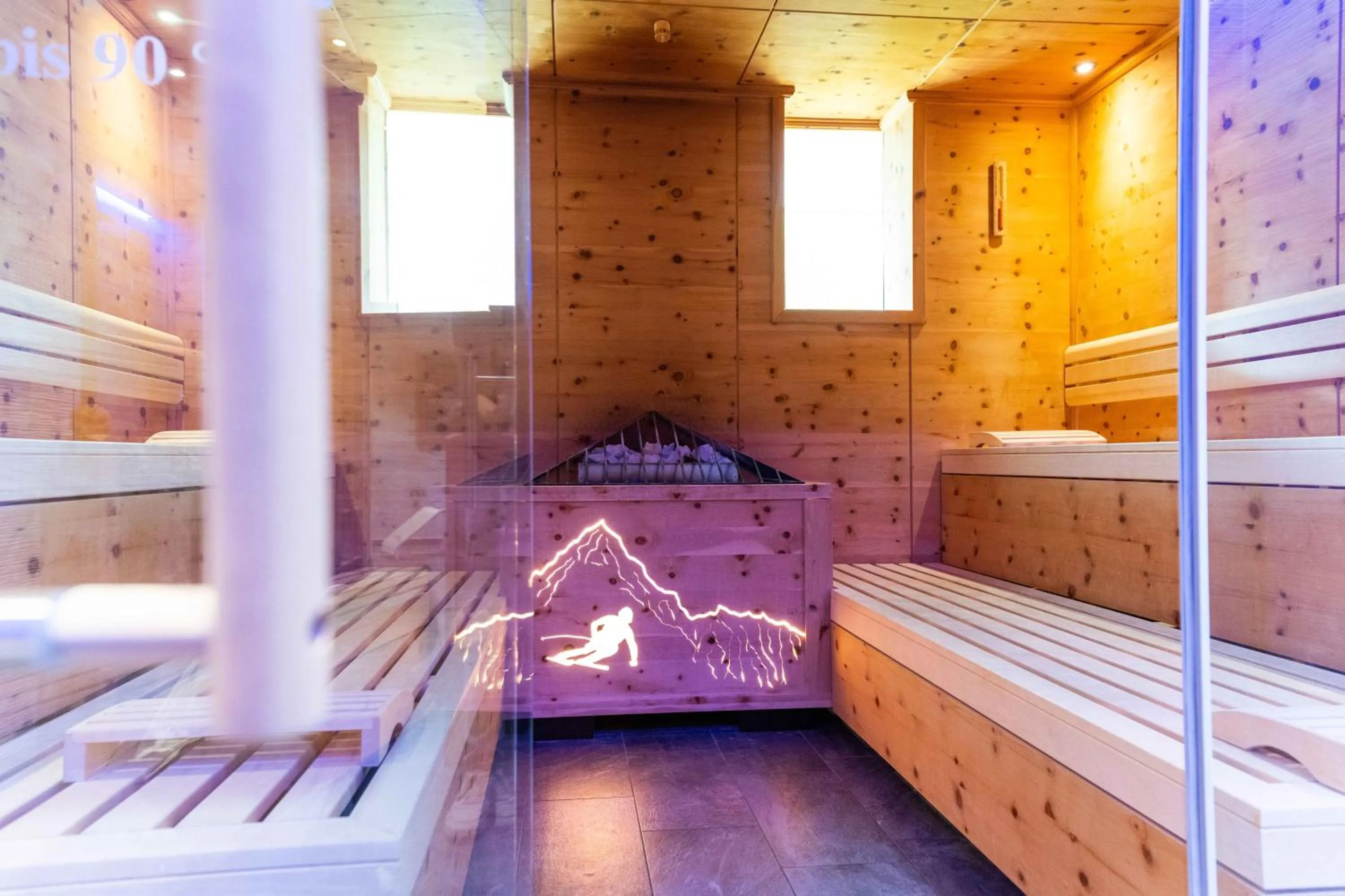 Spa and wellness centre/facilities, Bed in Alpin Panoramahotel Lärchenhof