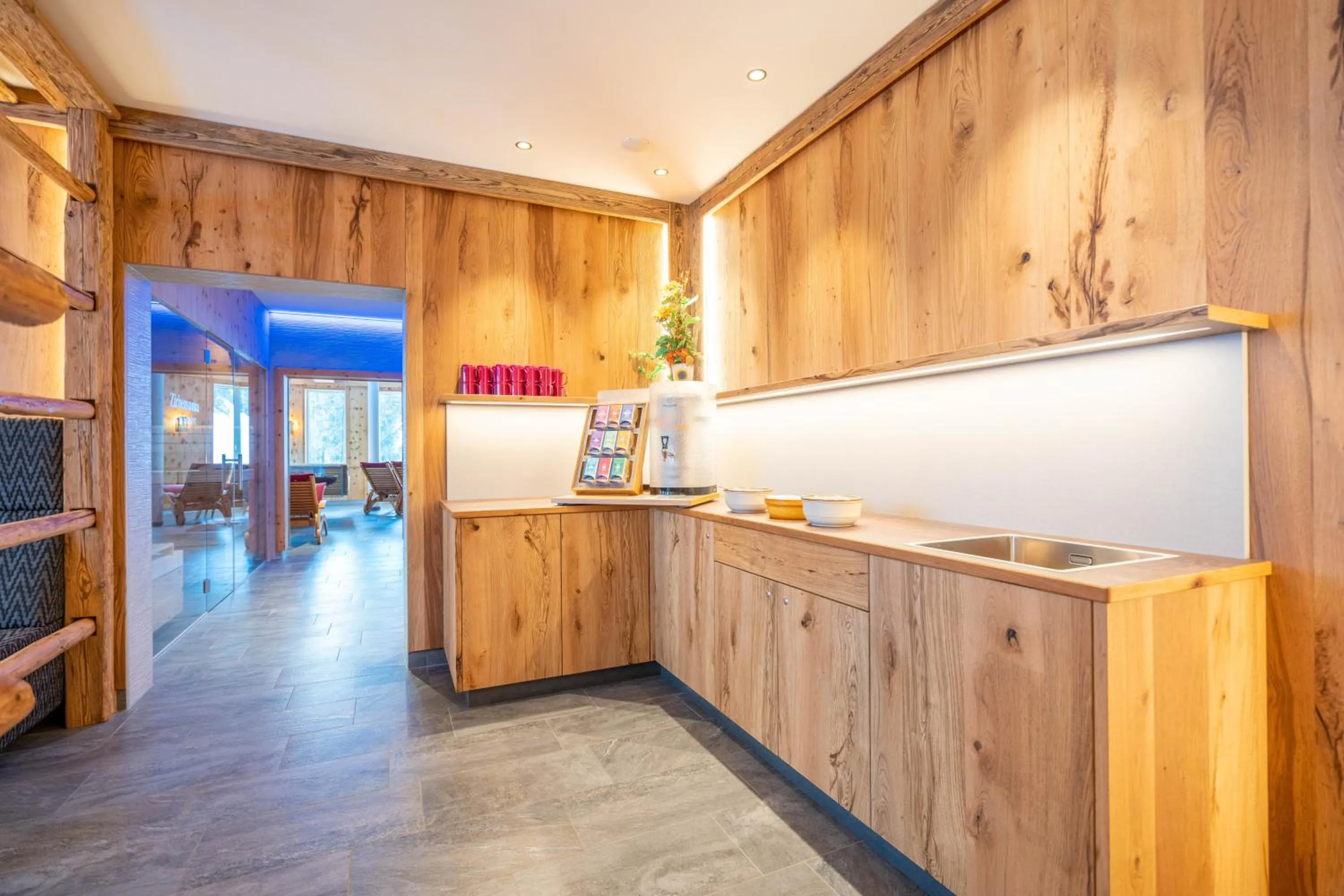 Spa and wellness centre/facilities in Alpin Panoramahotel Lärchenhof