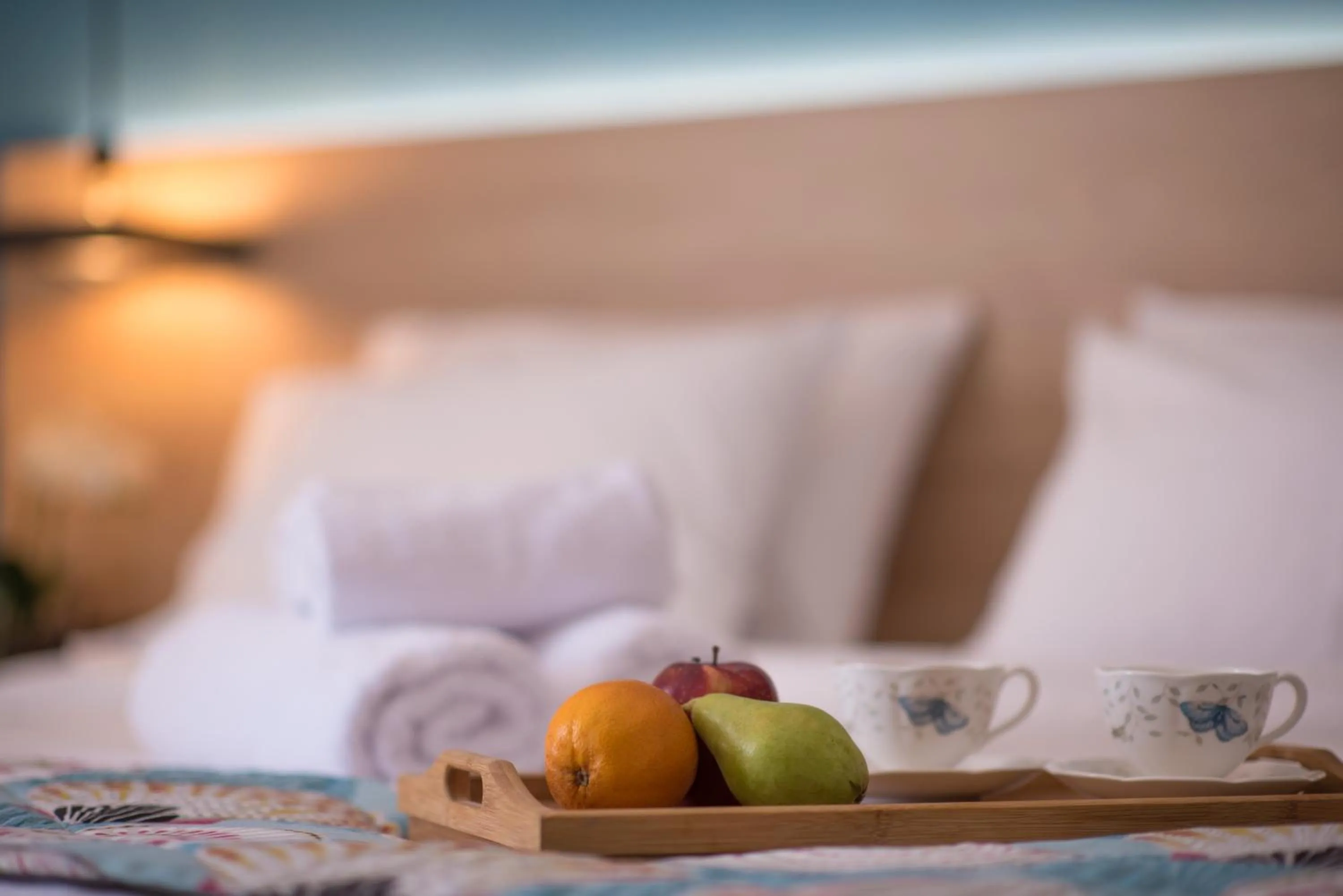 Decorative detail, Bed in Mythic Summer Hotel