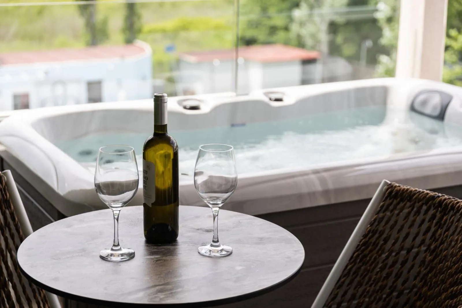 Hot Tub in Mythic Summer Hotel