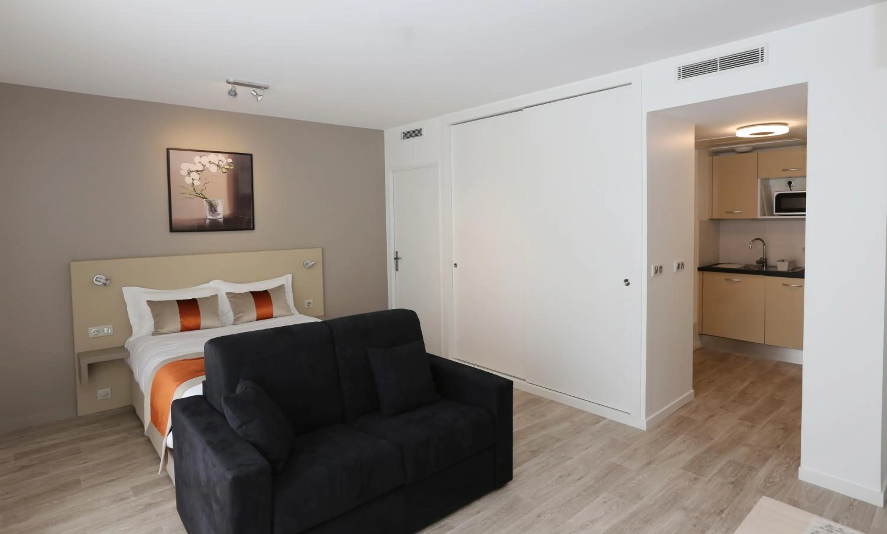 Seating area in Les Criquets Hôtel & Spa