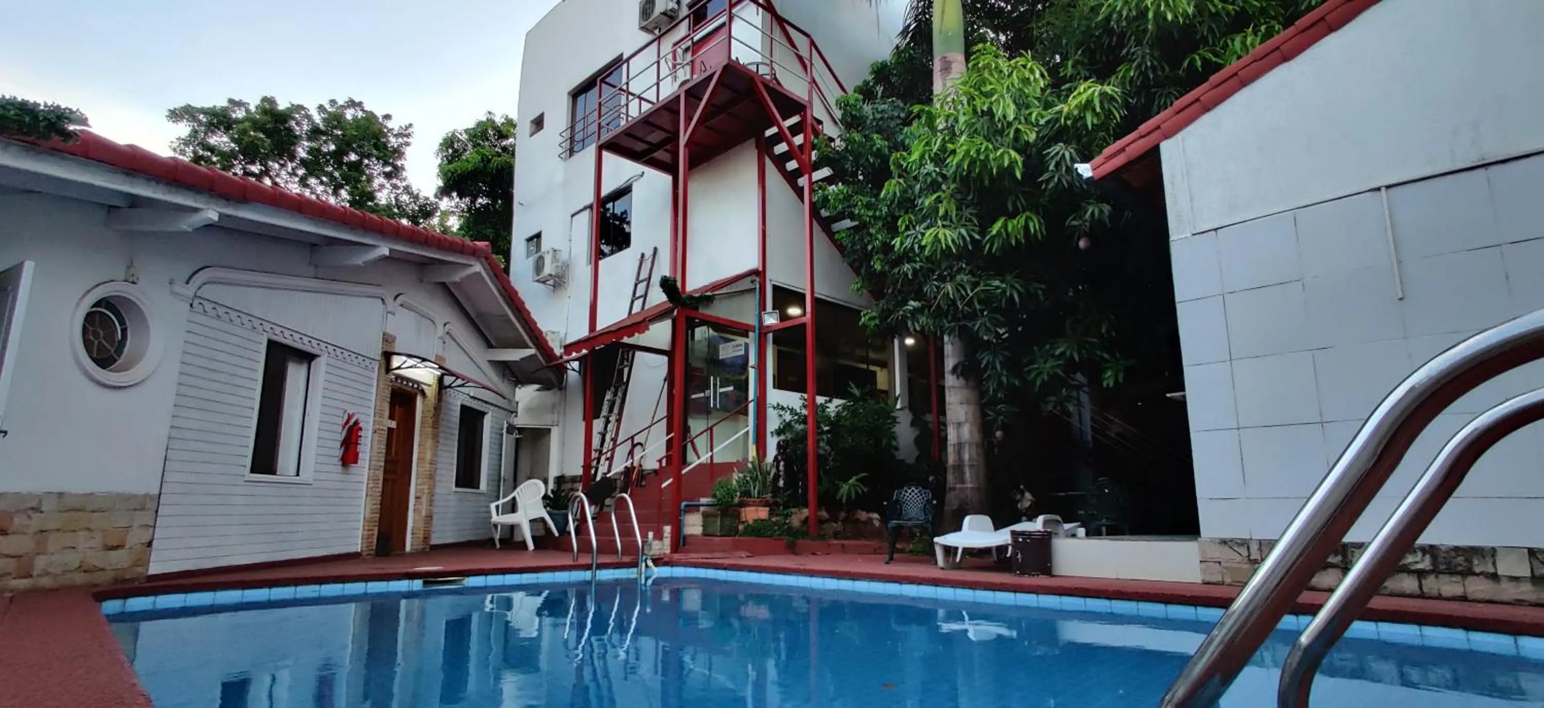 Patio in ApartHotel Maison Suisse