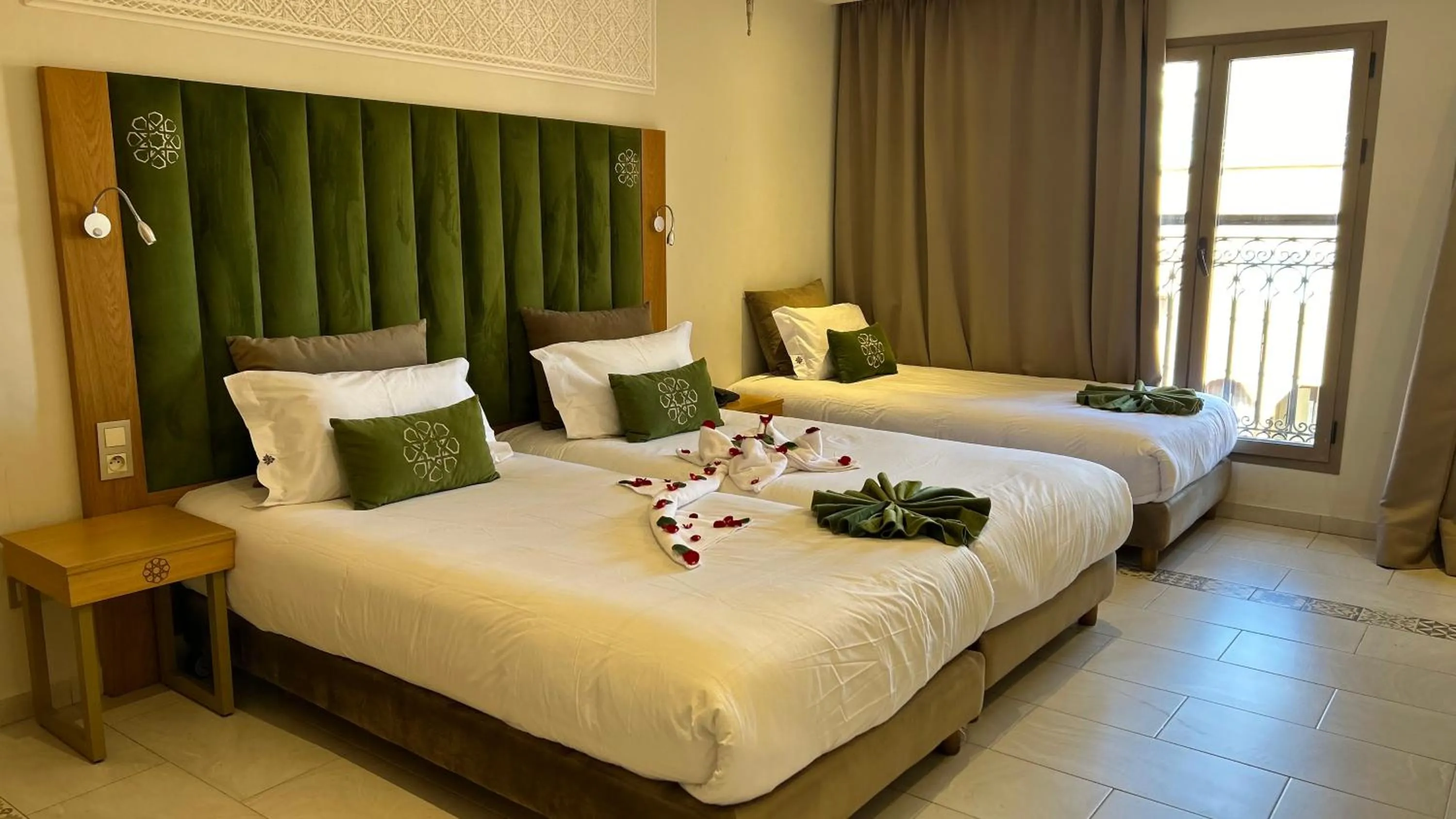 Bed in Diwane Hotel & Spa Marrakech