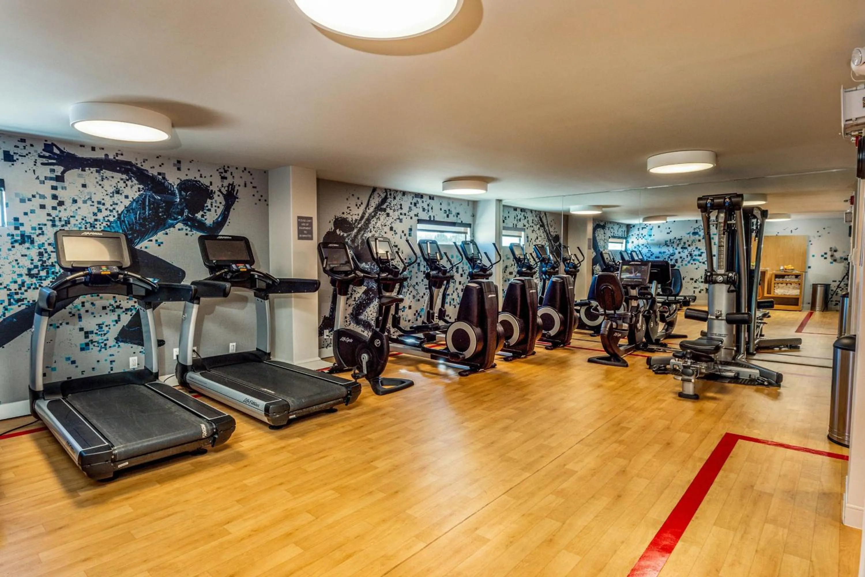 Fitness centre/facilities in Sheraton Albuquerque Airport Hotel