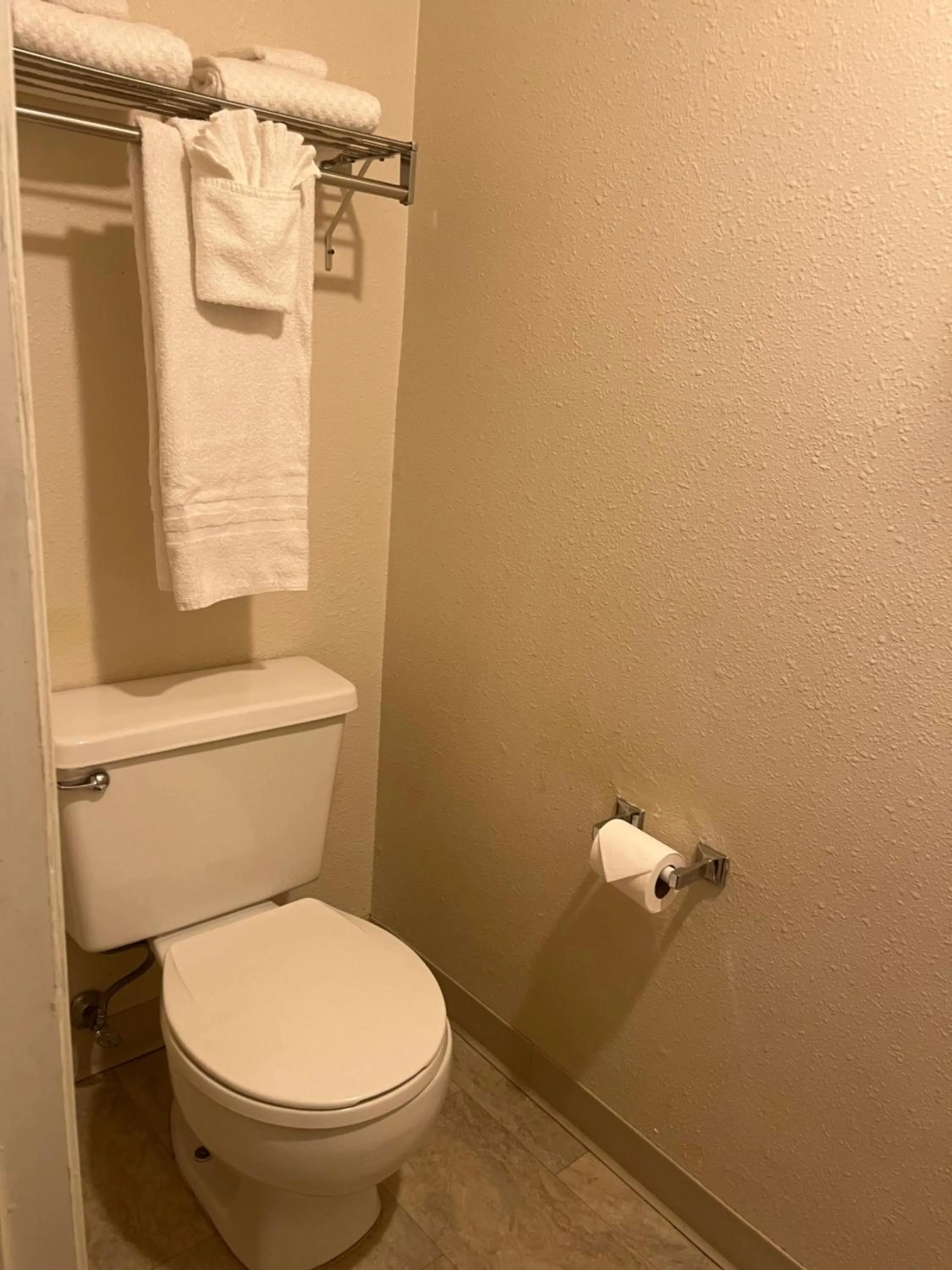 Toilet in Americas Best Value Inn Kalispell