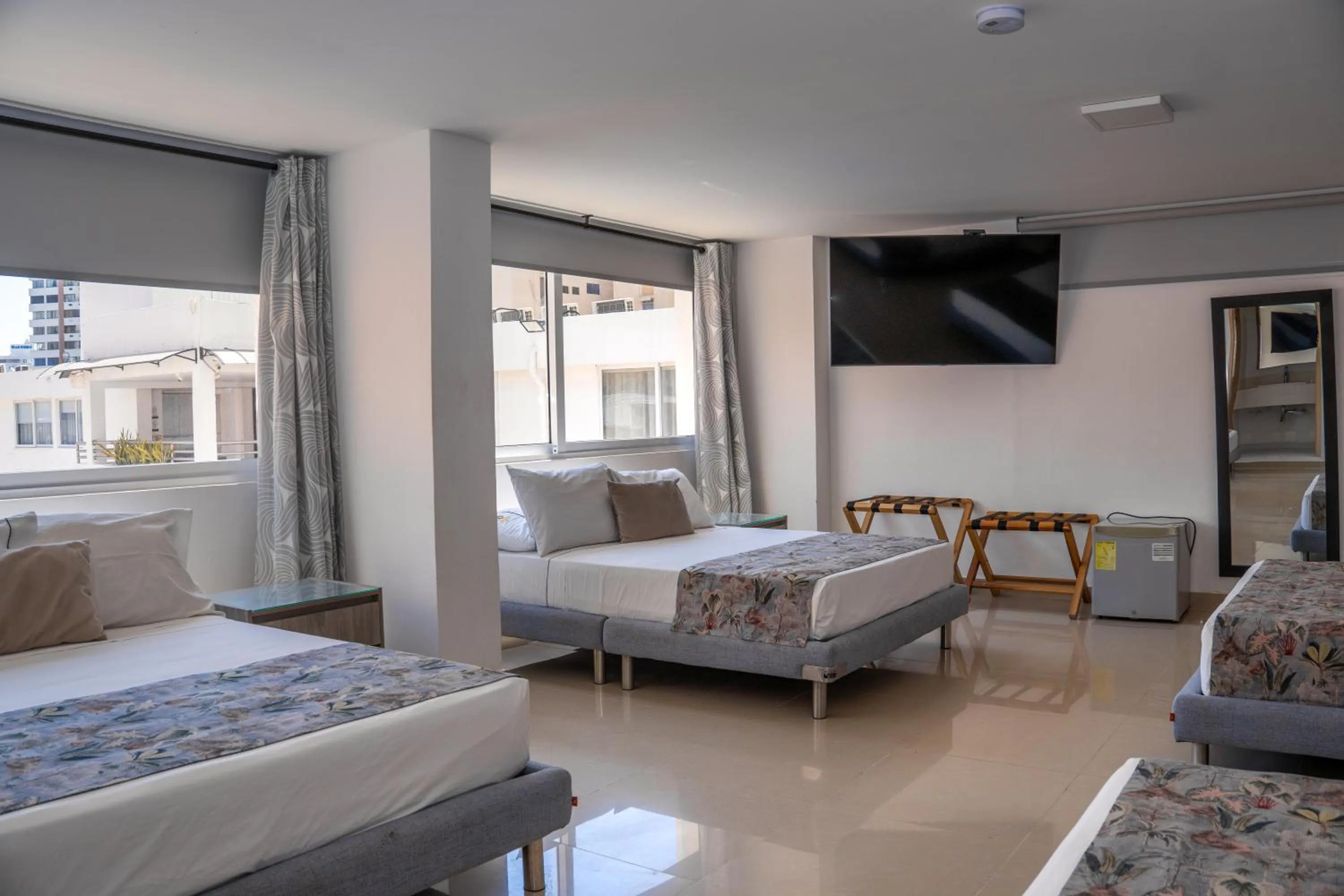 Bed in Hotel Arhuaco Rodadero