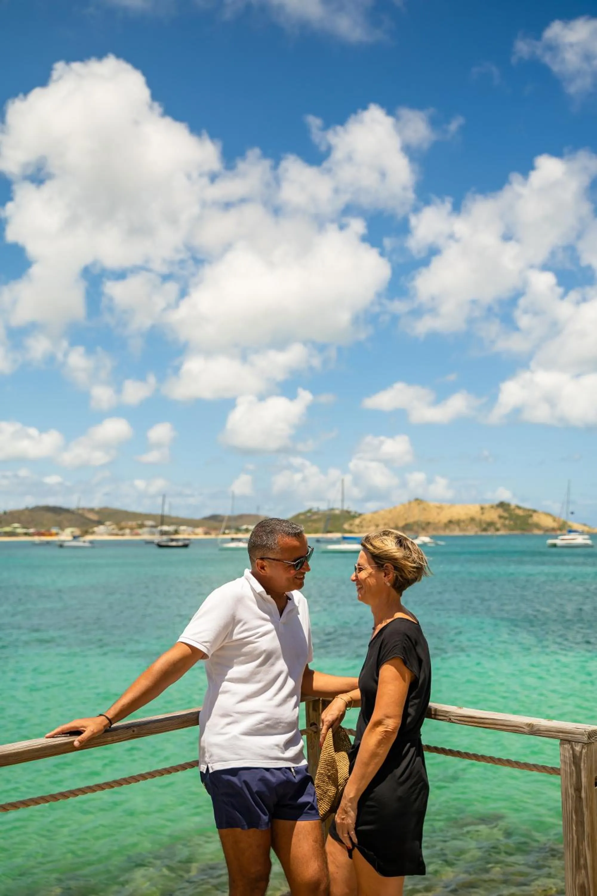 People in Grand Case Beach Club