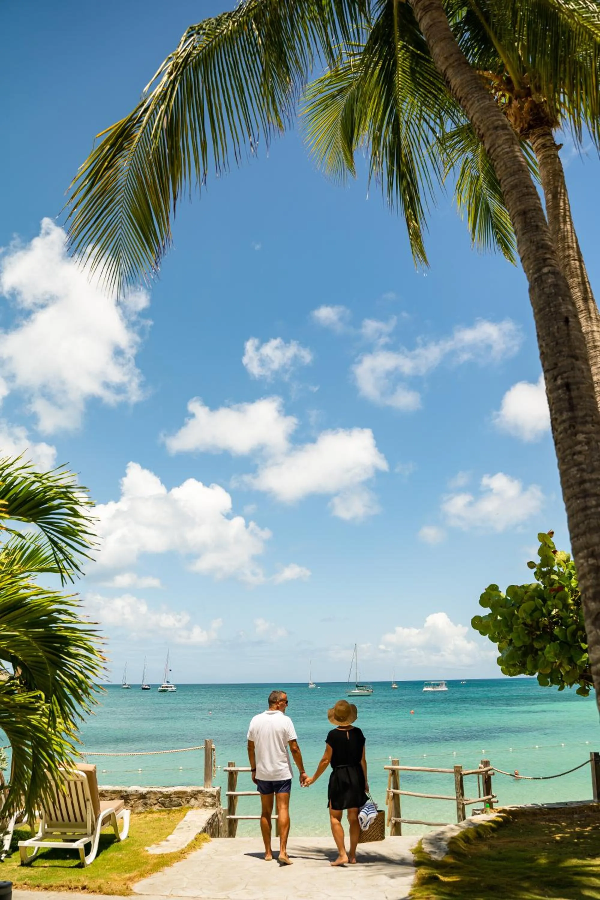 People in Grand Case Beach Club