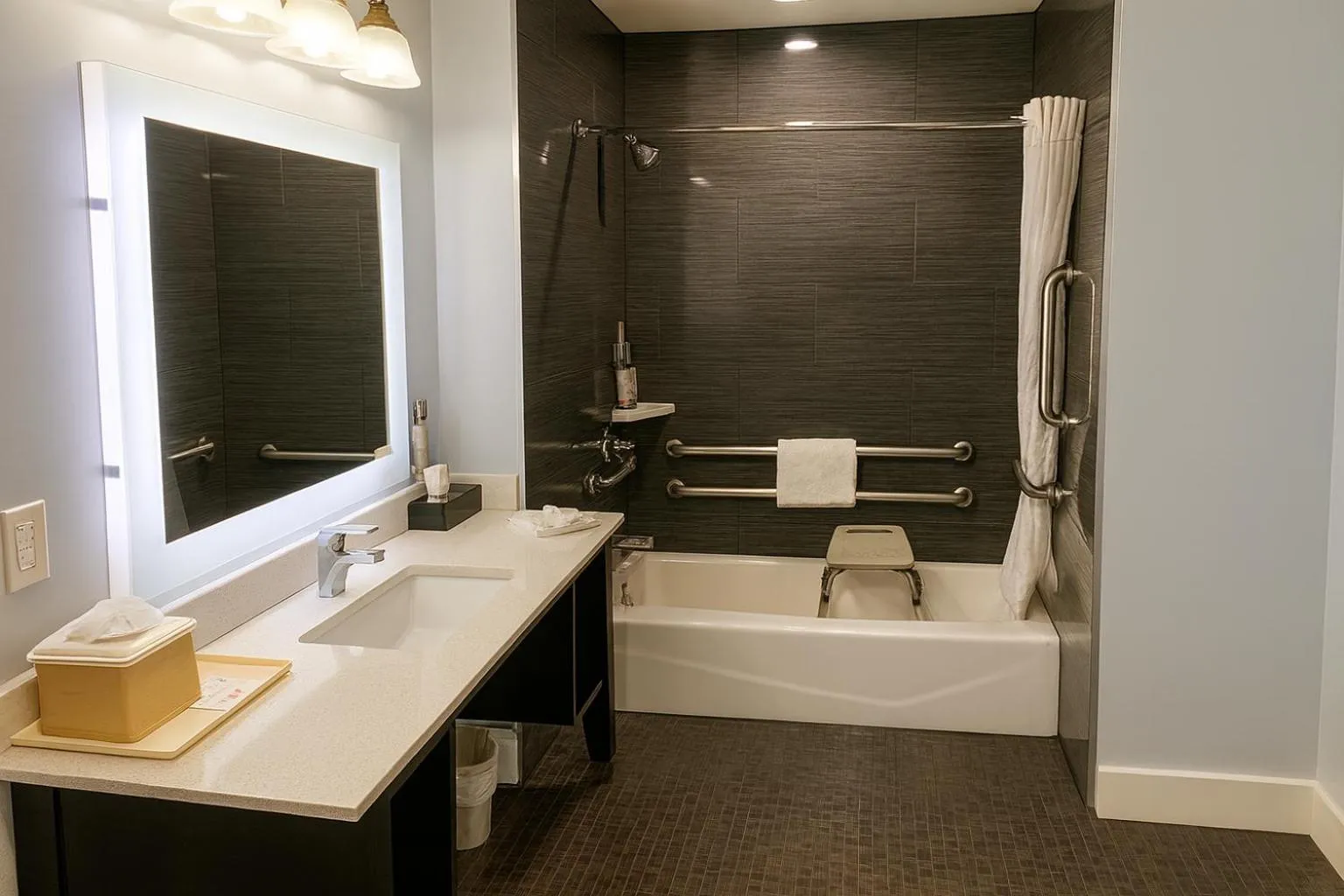 Bathroom in Pacific Inn Monterey