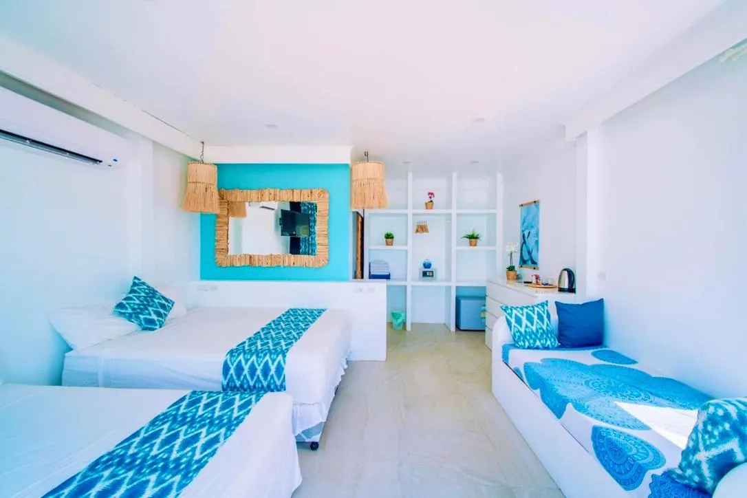 Bed in So KohKoon Beach Resort