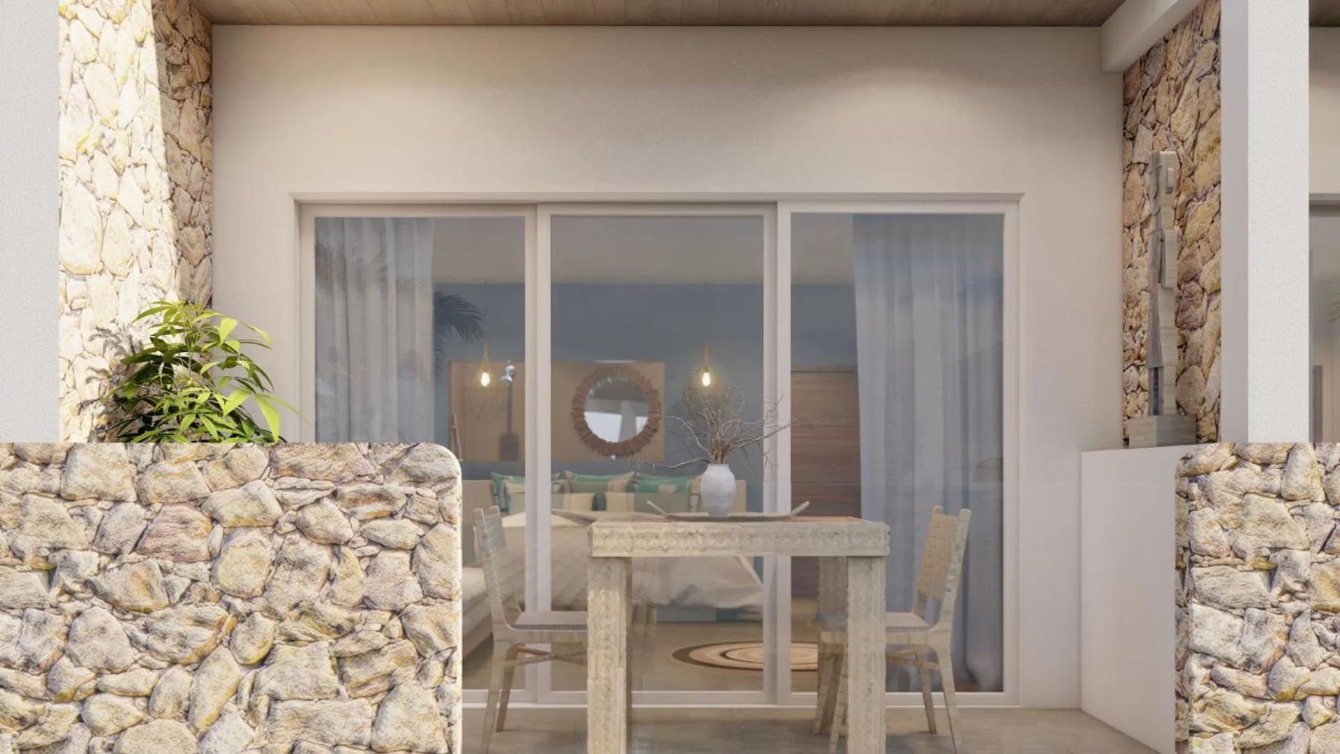 Balcony/Terrace in So KohKoon Beach Resort