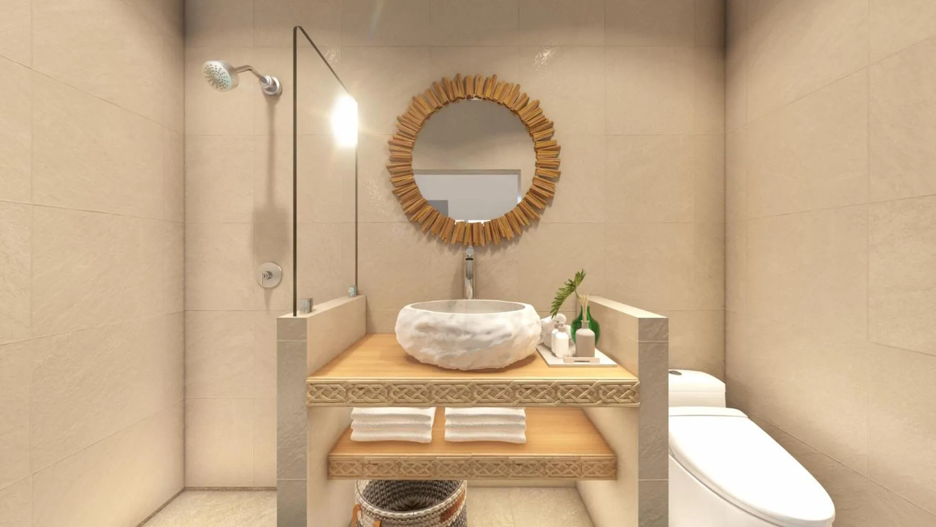 Toilet in So KohKoon Beach Resort