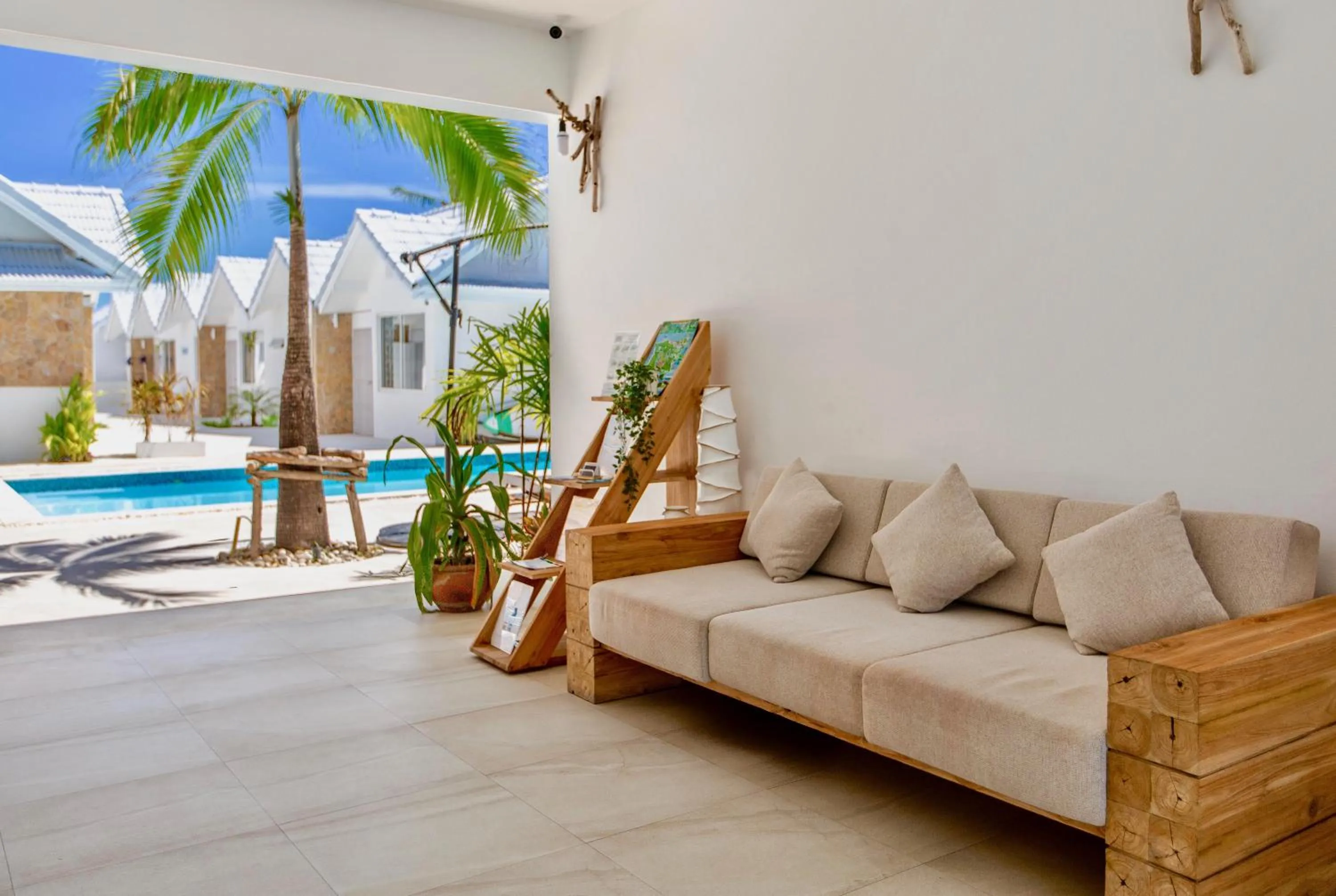 Seating area in So KohKoon Beach Resort