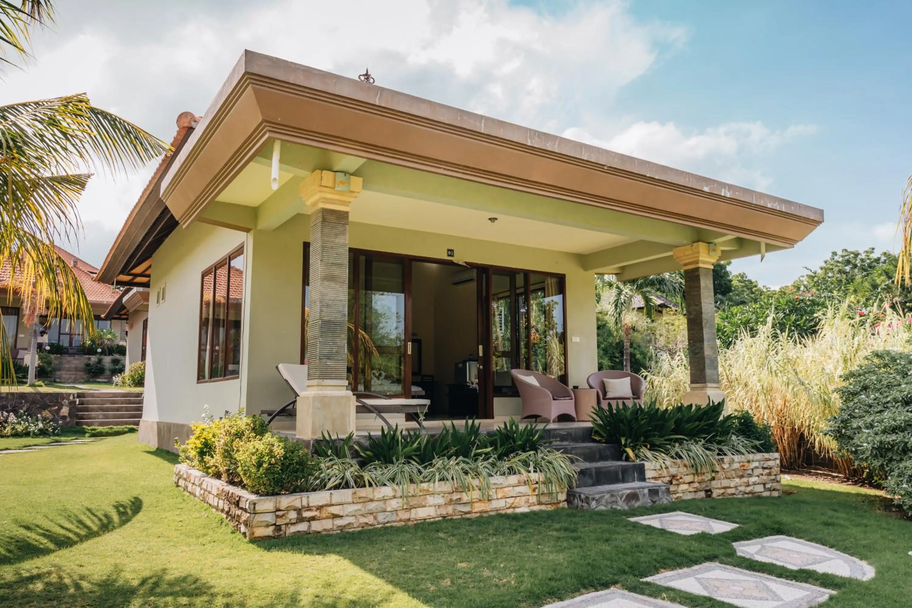 Property building in Ocean View Tulamben Dive & Resort