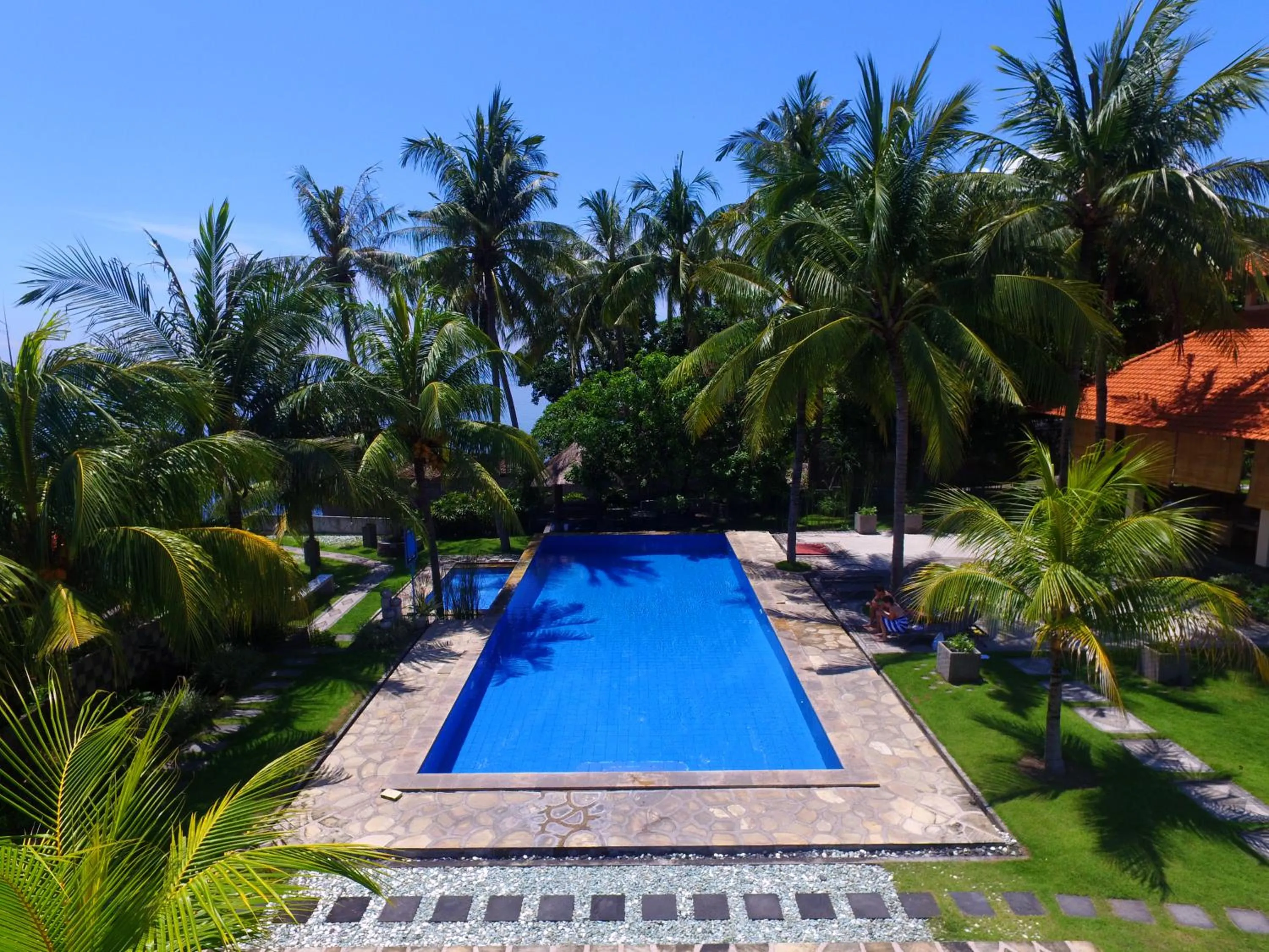 Swimming pool in Ocean View Tulamben Dive & Resort