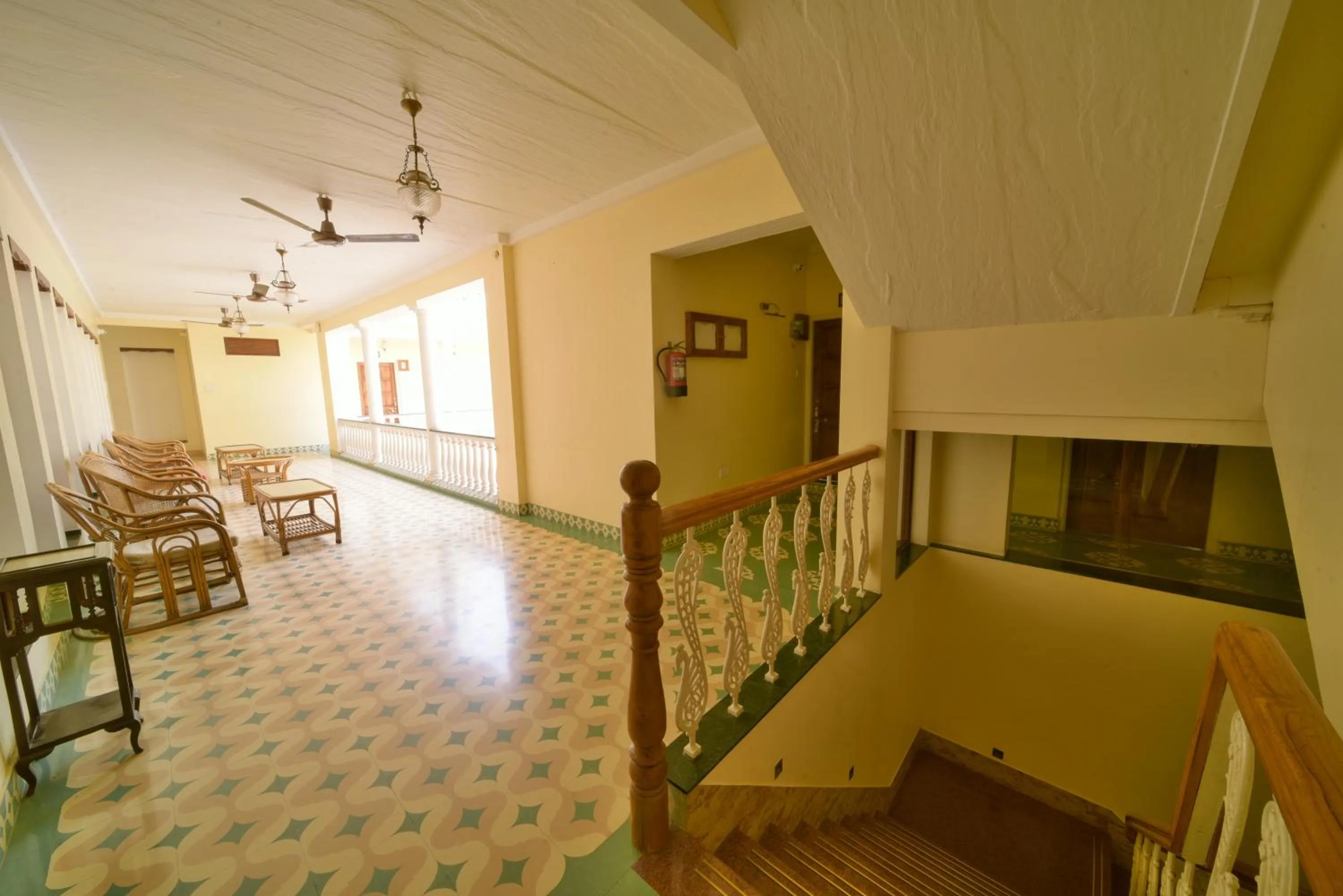 Seating area in Hotel Jai Niwas