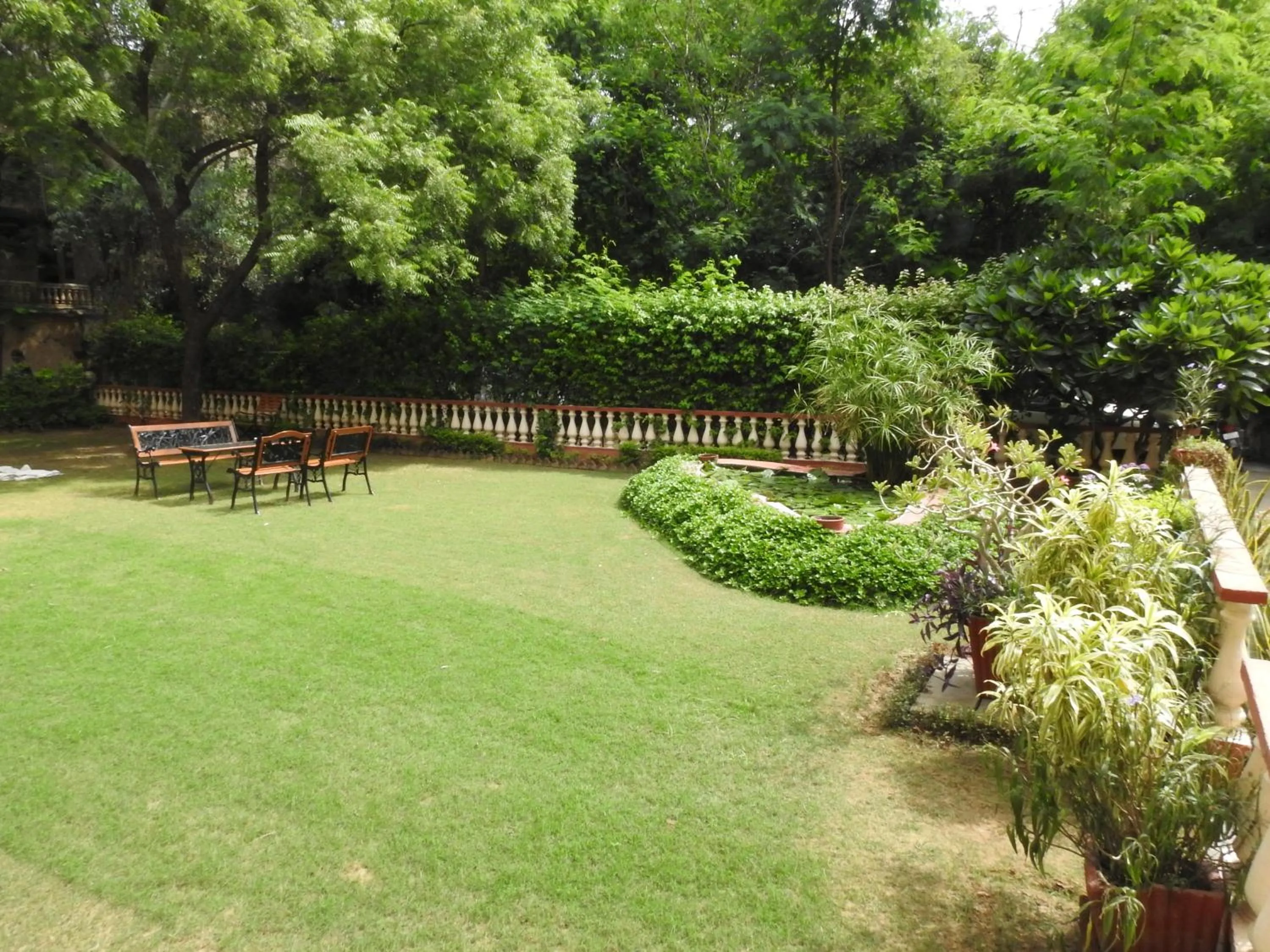 Garden in Hotel Jai Niwas