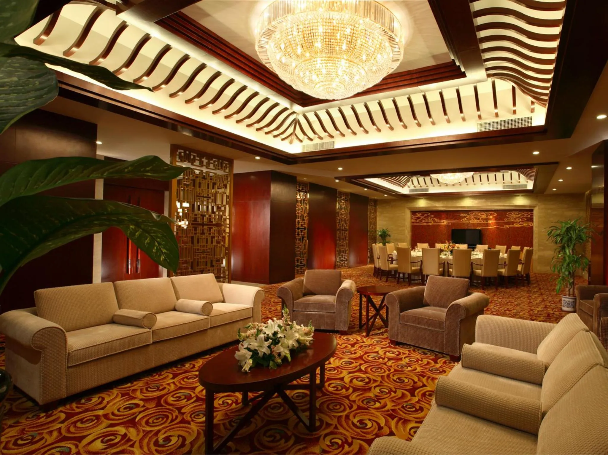 Decorative detail in Tianjin Saixiang Hotel