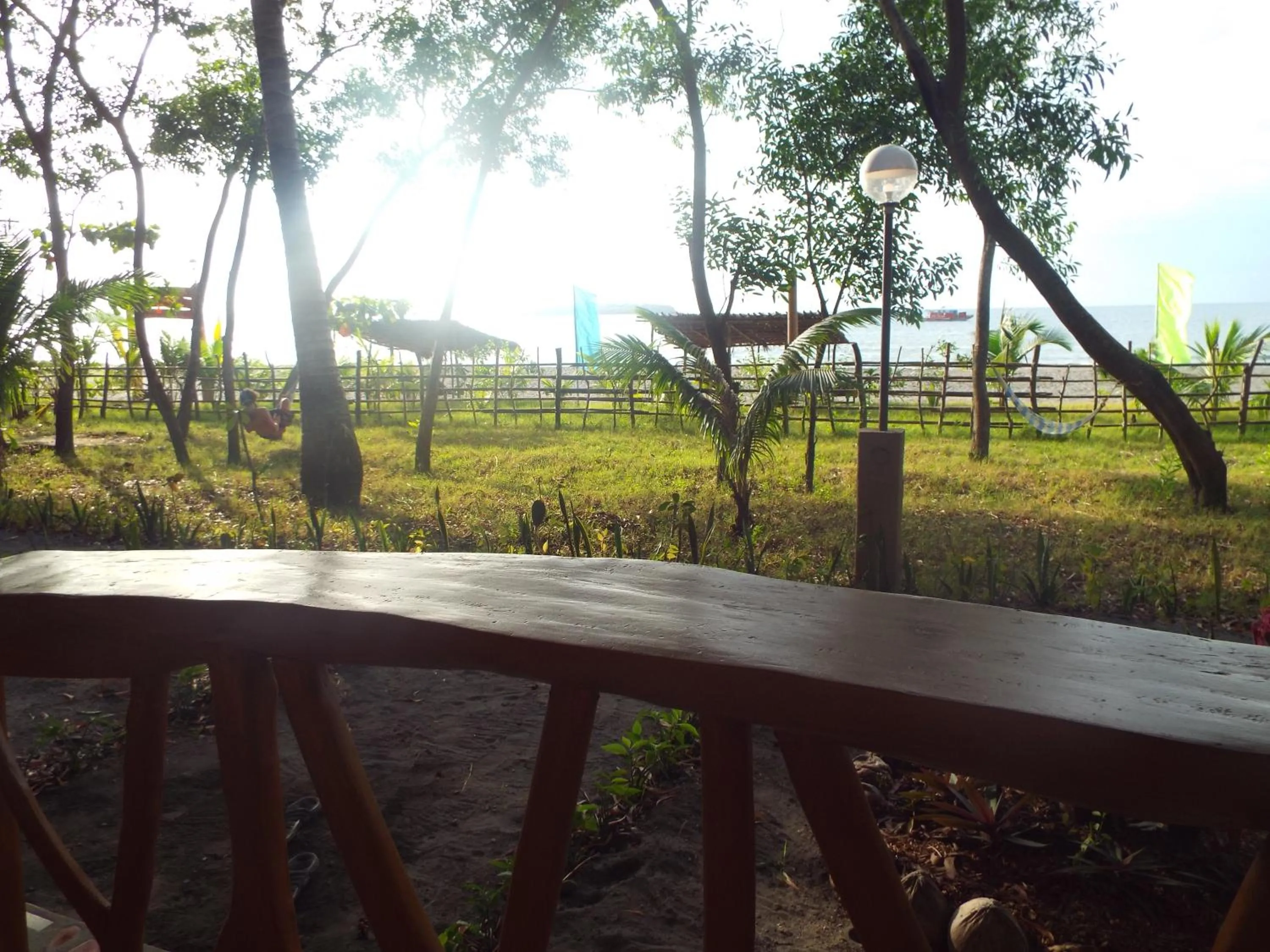 Balcony/Terrace in Sablayan Gustav's Place Silver Beach Dive Resort