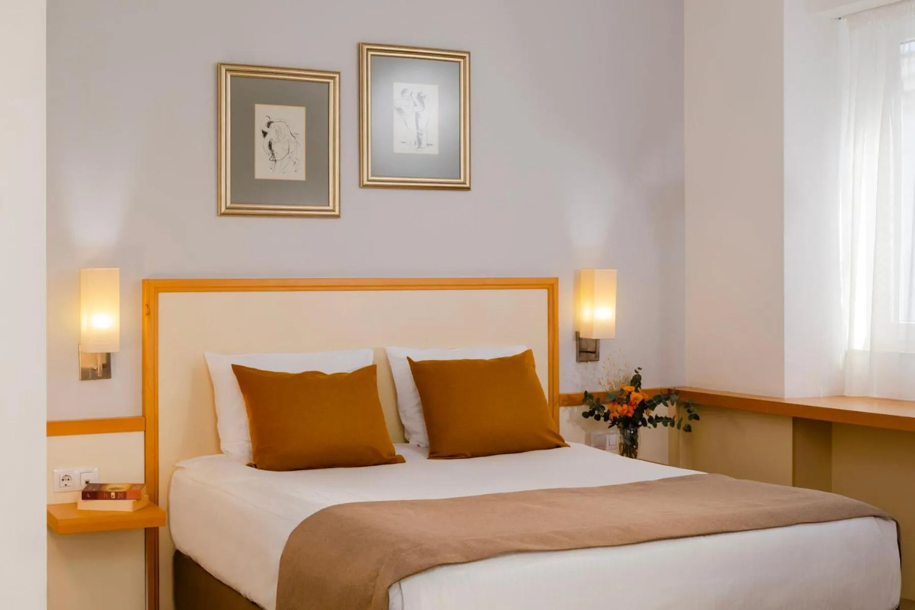 Bed in Arte Sofia Hotel