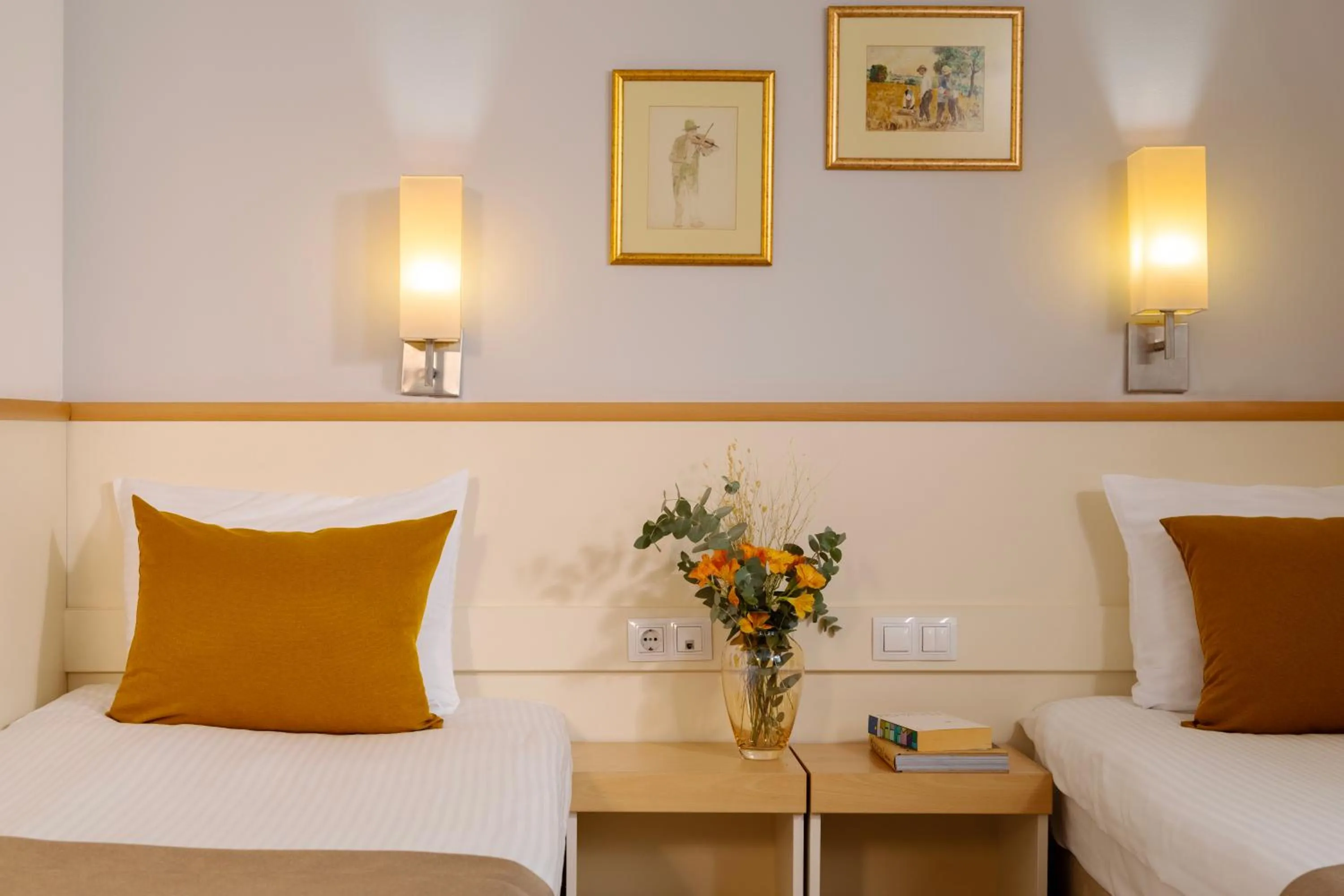 Bed in Arte Sofia Hotel