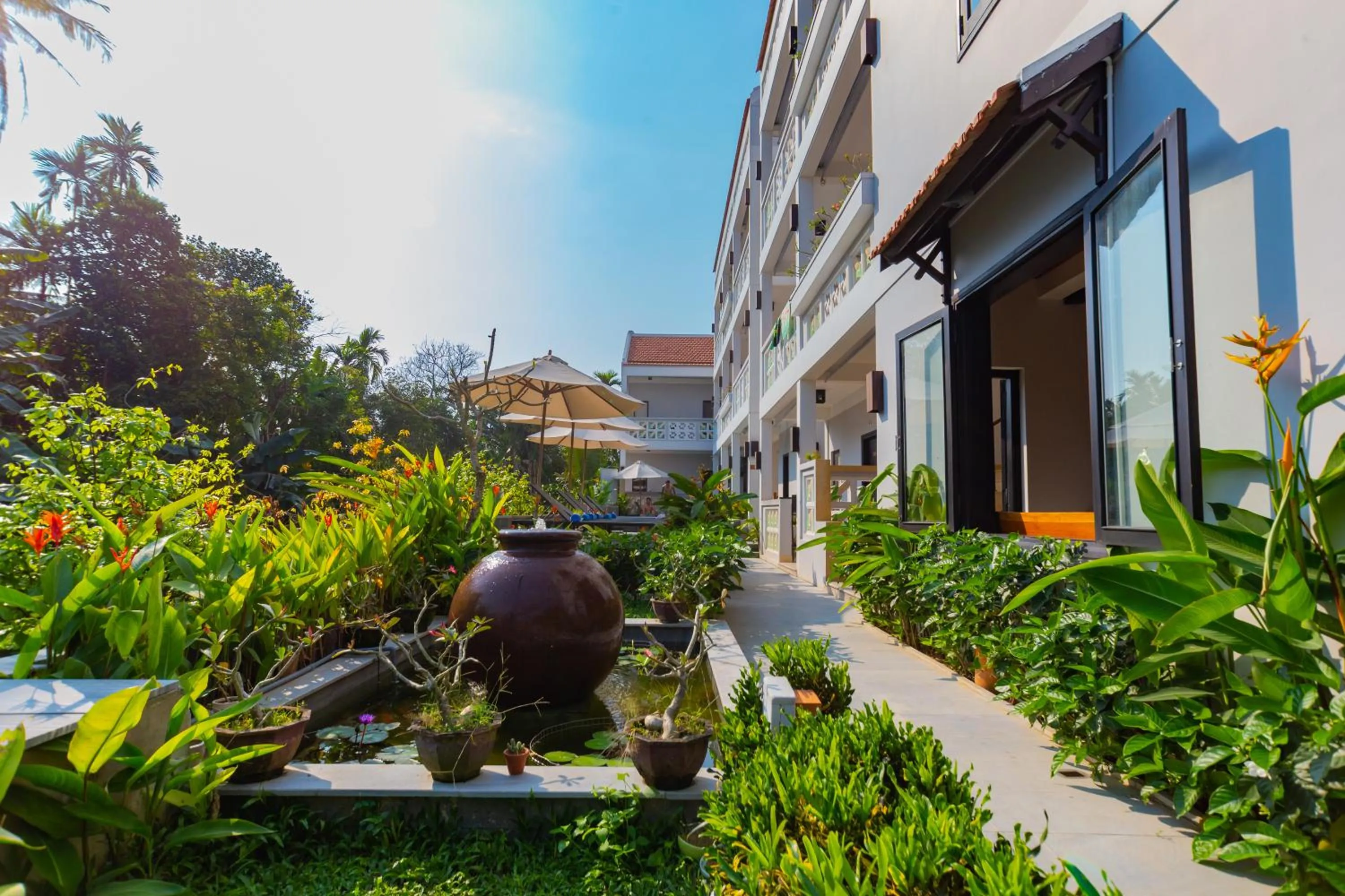 Garden in Hoi An Corn Riverside Villa