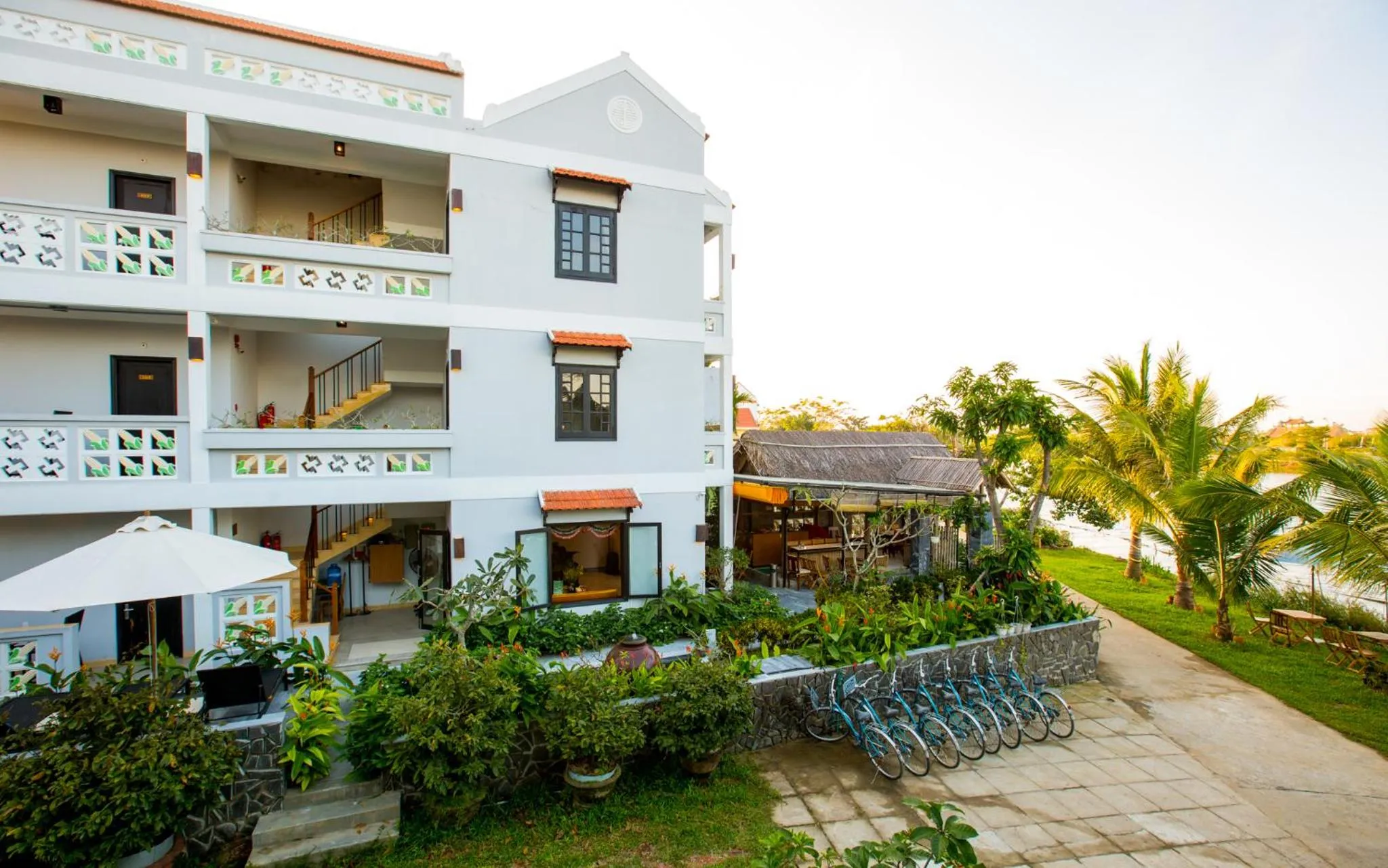 Area and facilities in Hoi An Corn Riverside Villa
