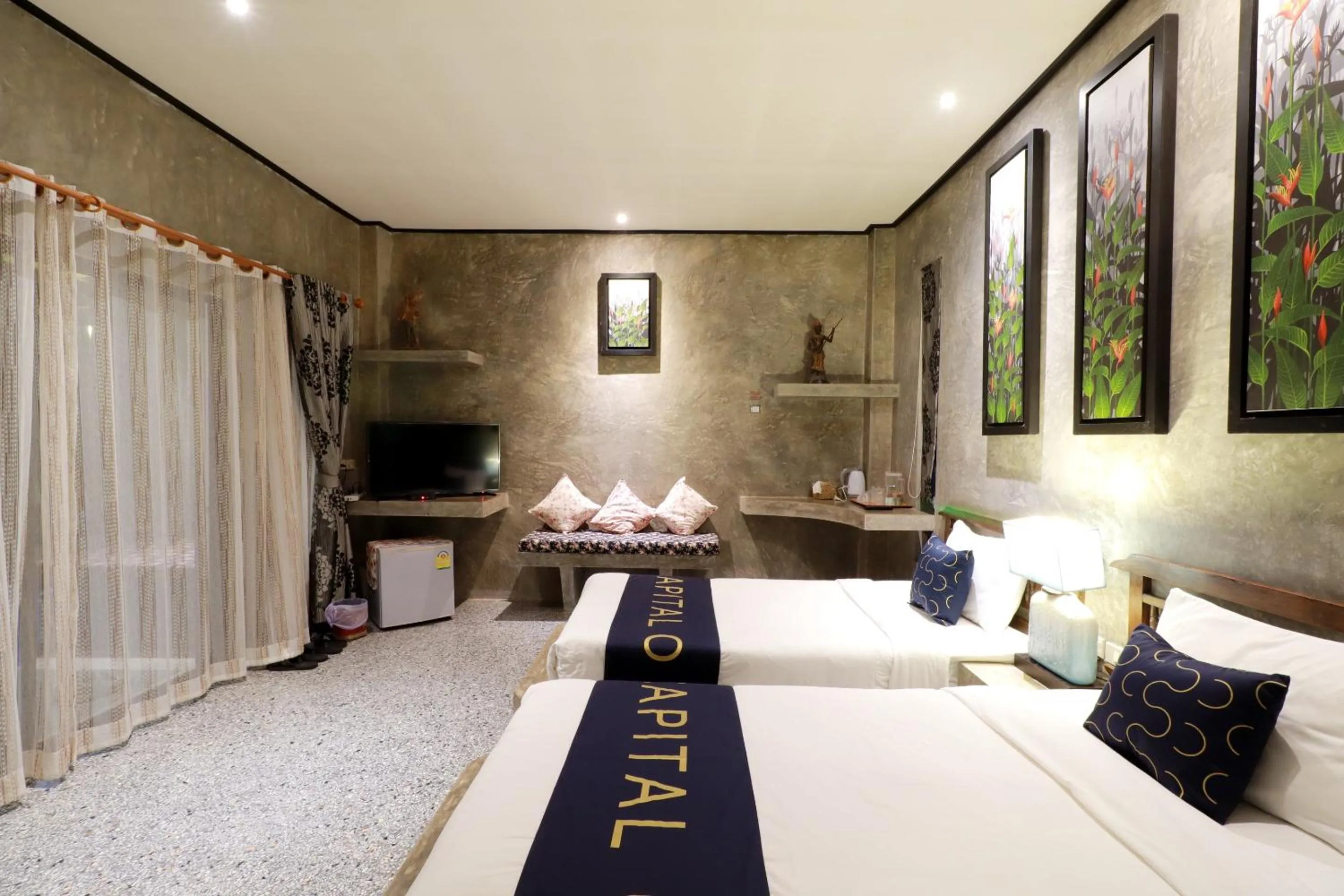 Bedroom, Bed in Capital O 464 At Nata Chiangmai Chic Jungle