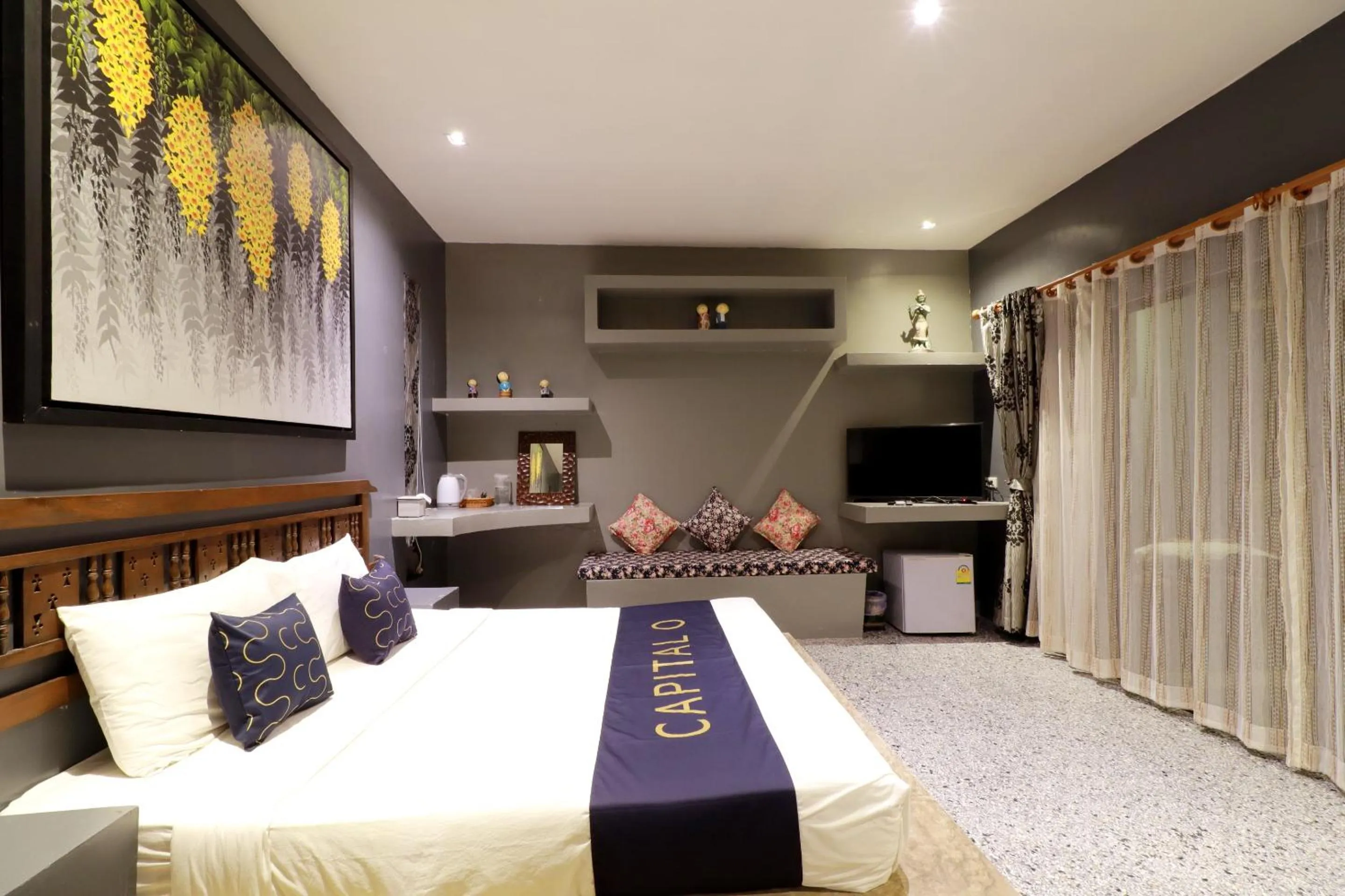 Bedroom, Bed in Capital O 464 At Nata Chiangmai Chic Jungle