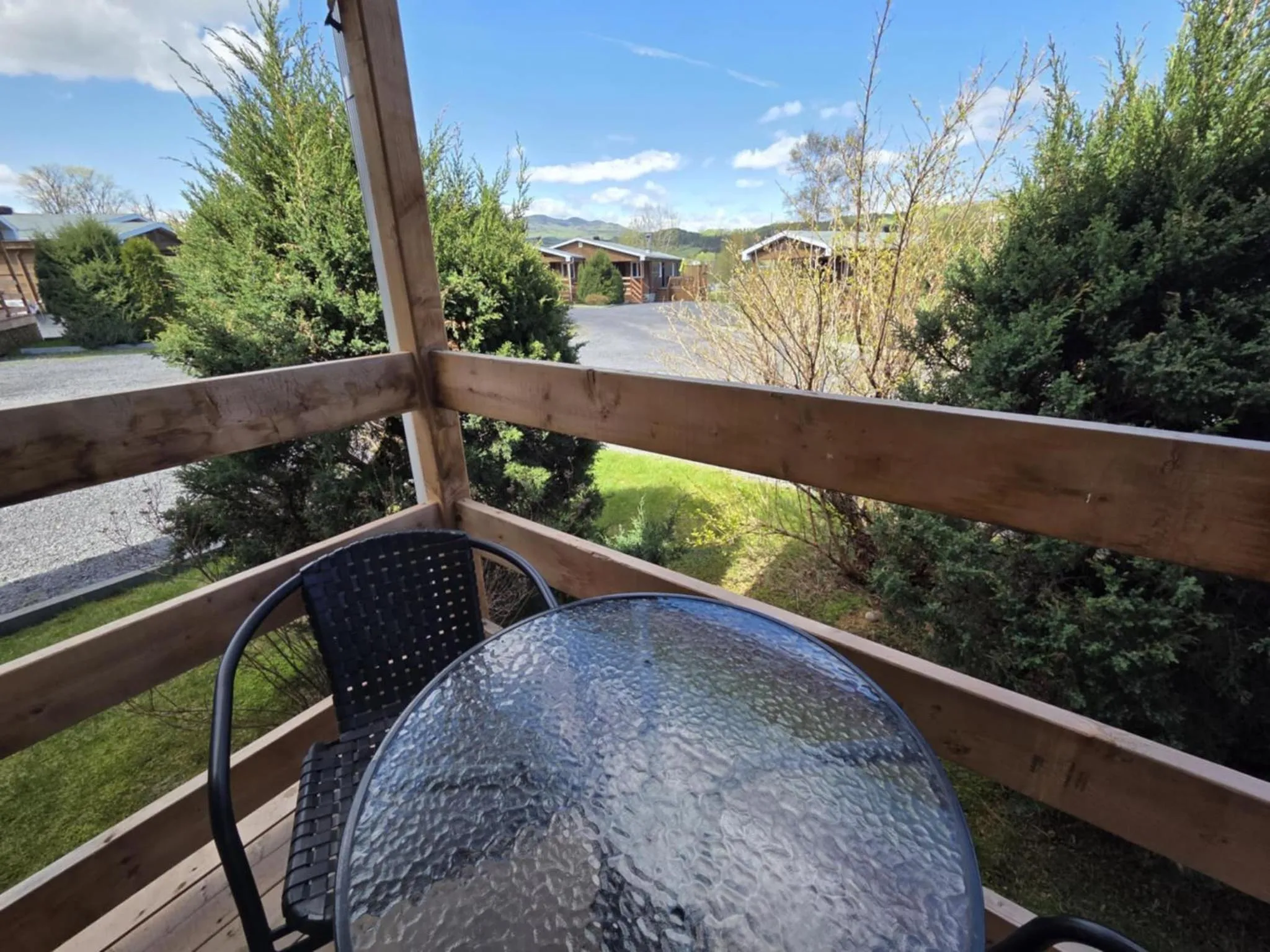 Patio in Motel Le Riviera