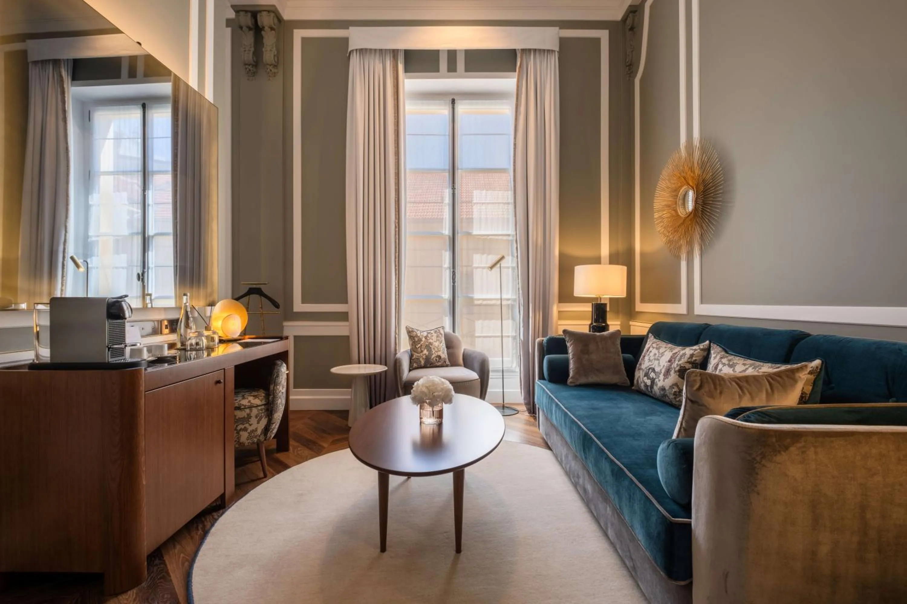 Living room in Hôtel Les Lumières - Relais & Châteaux