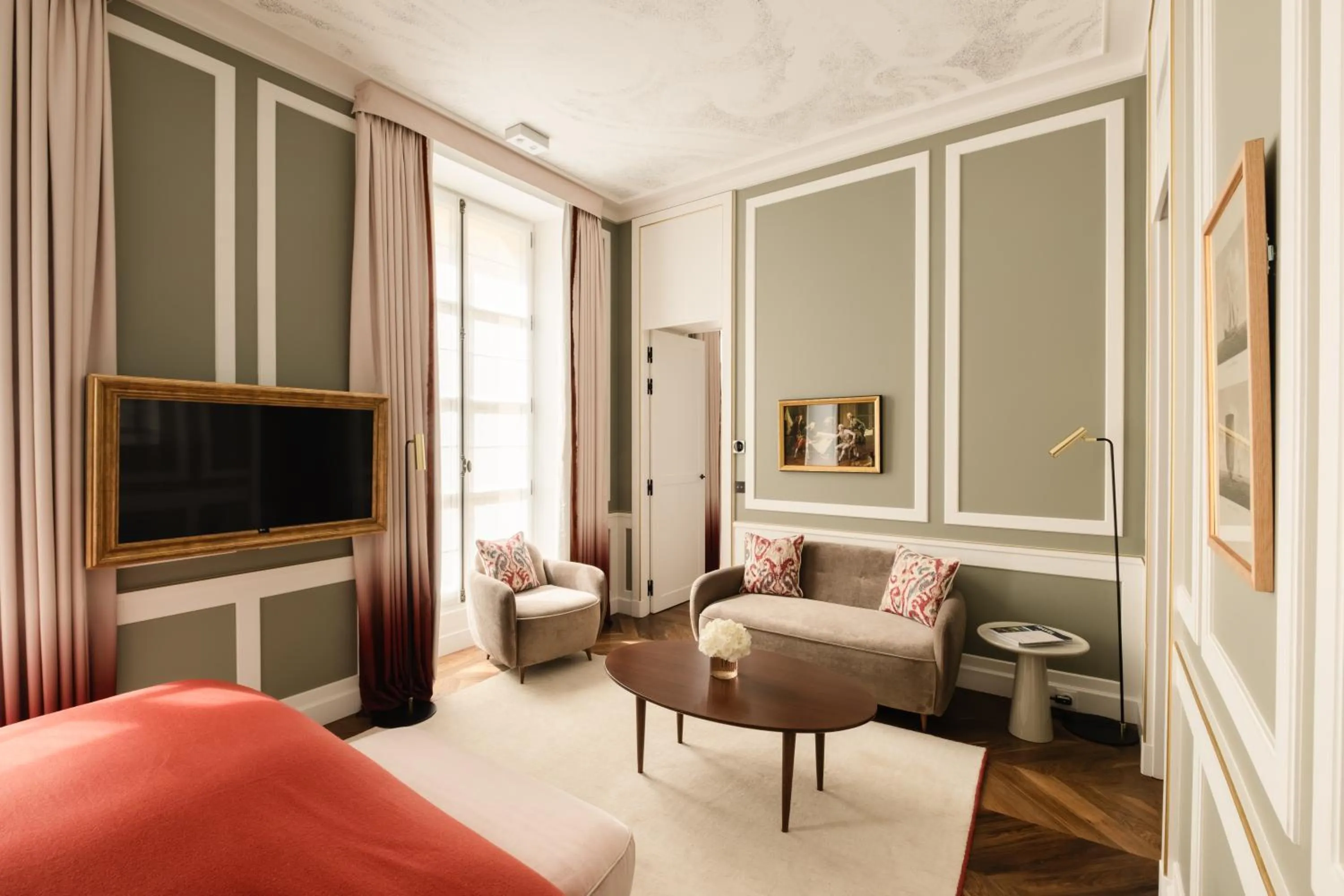 Living room in Hôtel Les Lumières - Relais & Châteaux