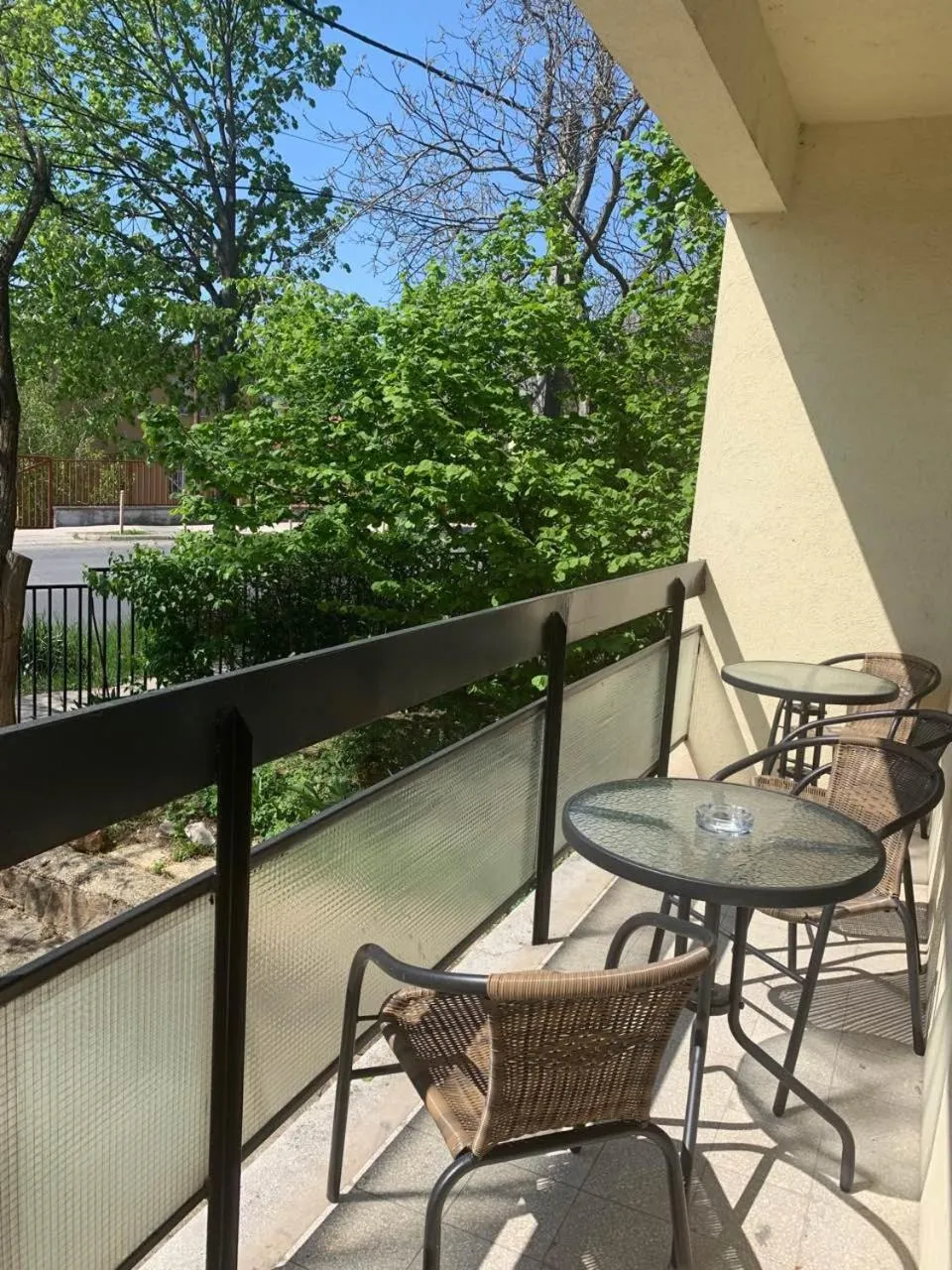 Balcony/Terrace in Korona Panzió Budapest