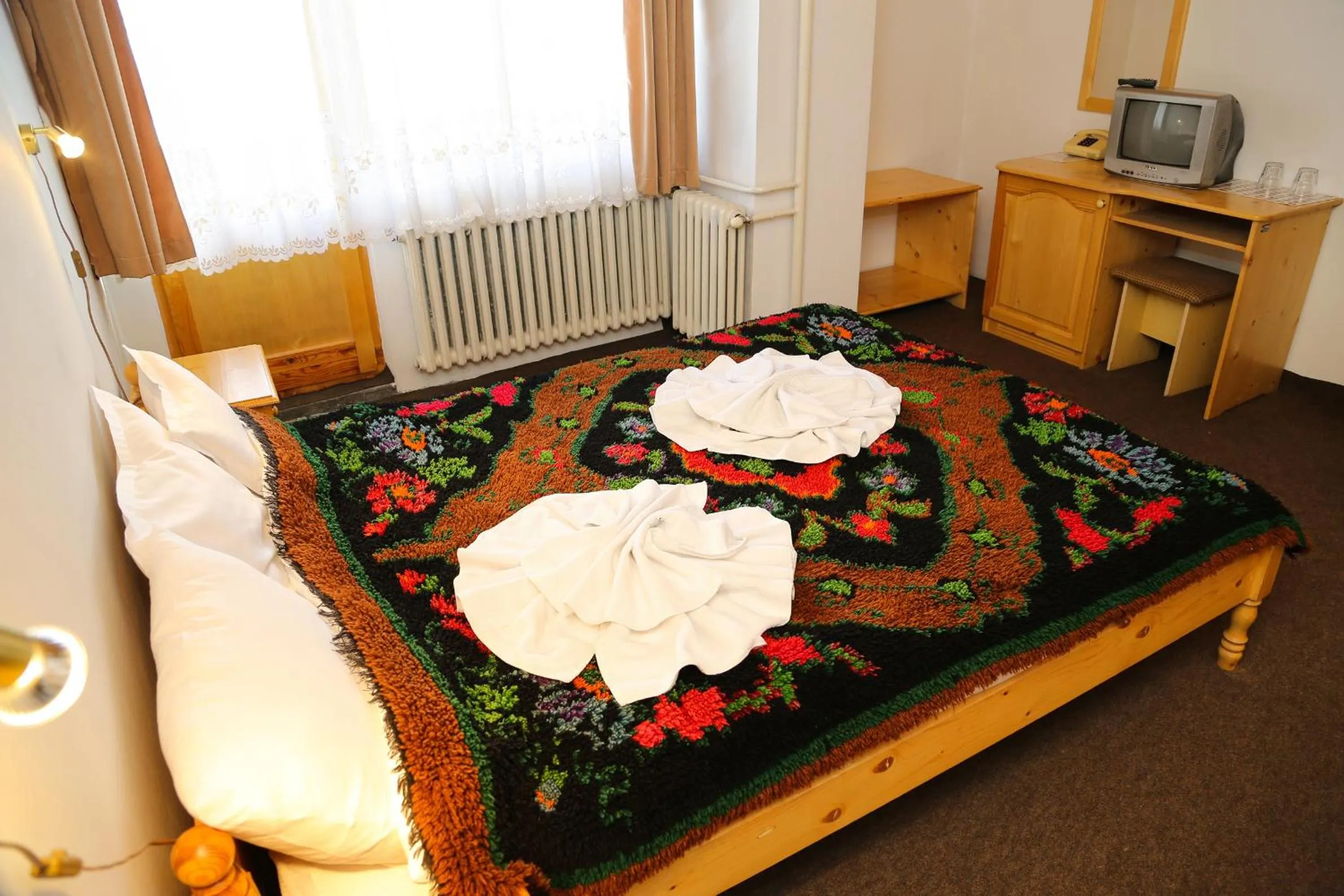 Bed in Family Hotel Bisser