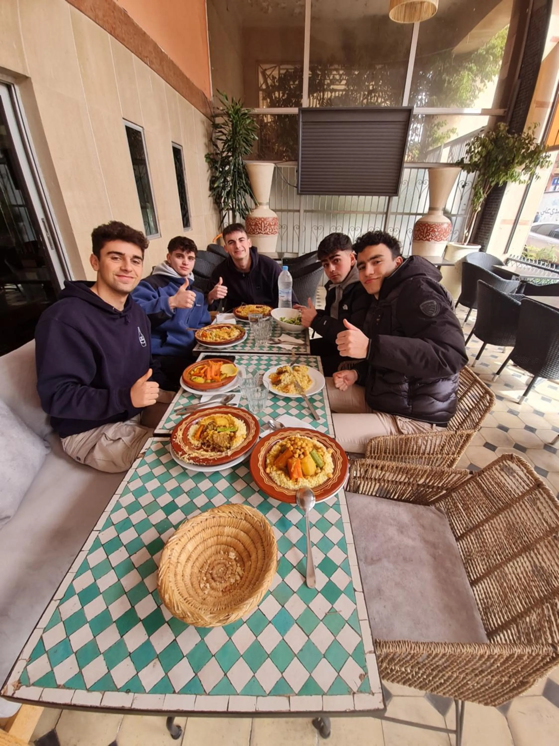 Patio in Hotel Tachfine