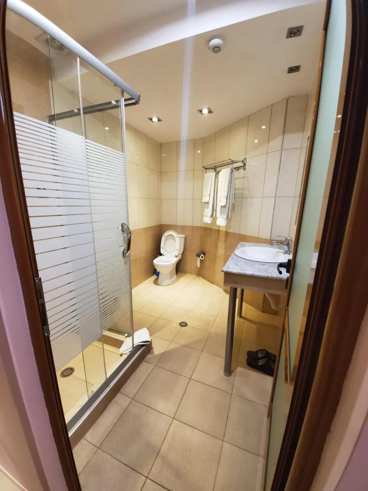 Bathroom in Hotel Alysa Korce