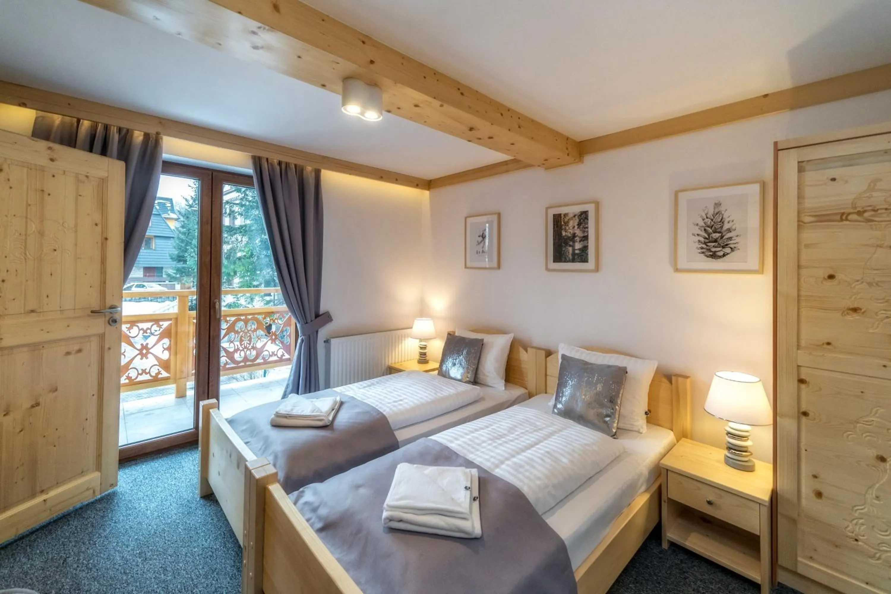 Bed in Villa Kaplowa Chata & SPA