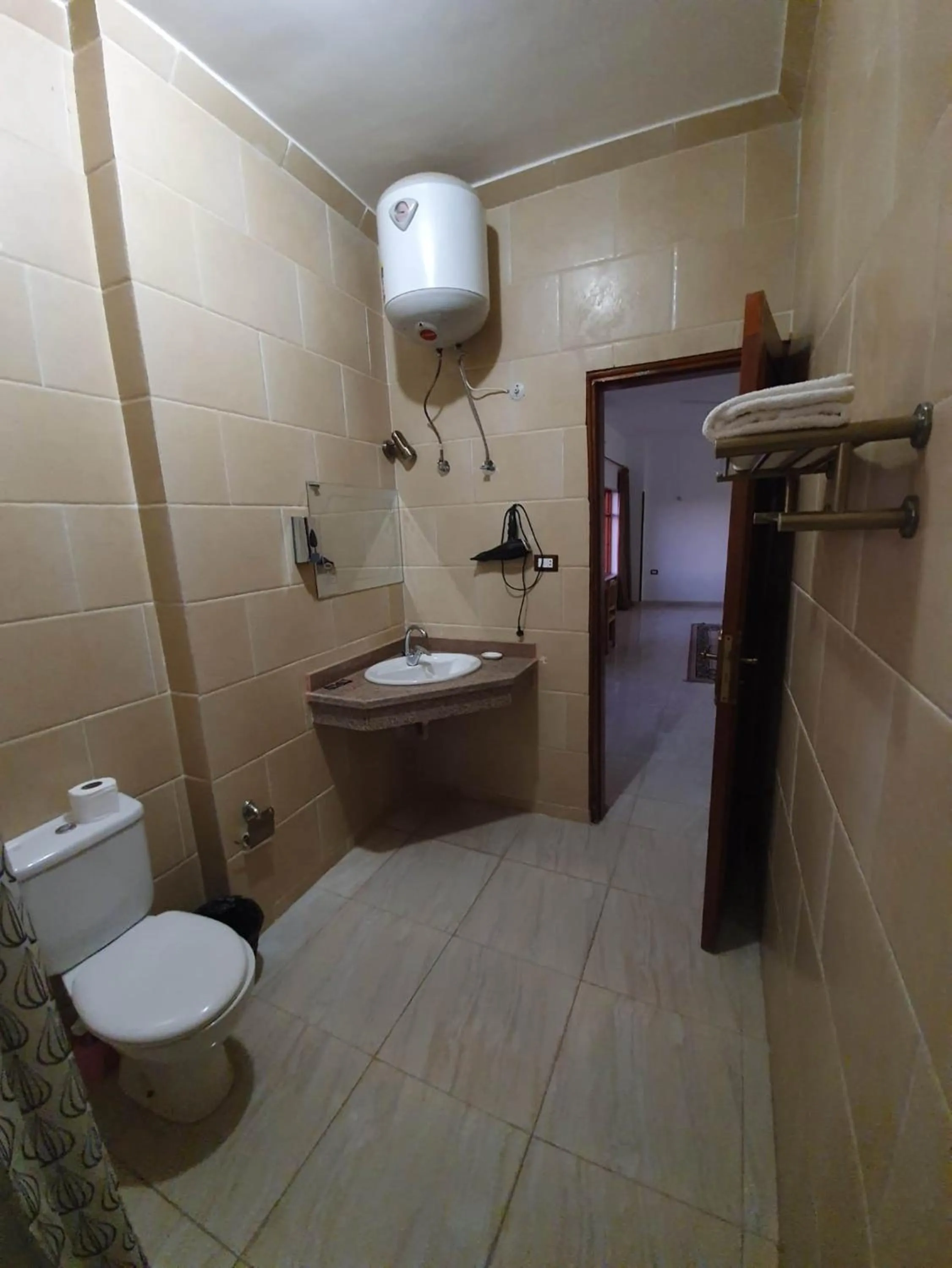 Bathroom in Thebes Hotel