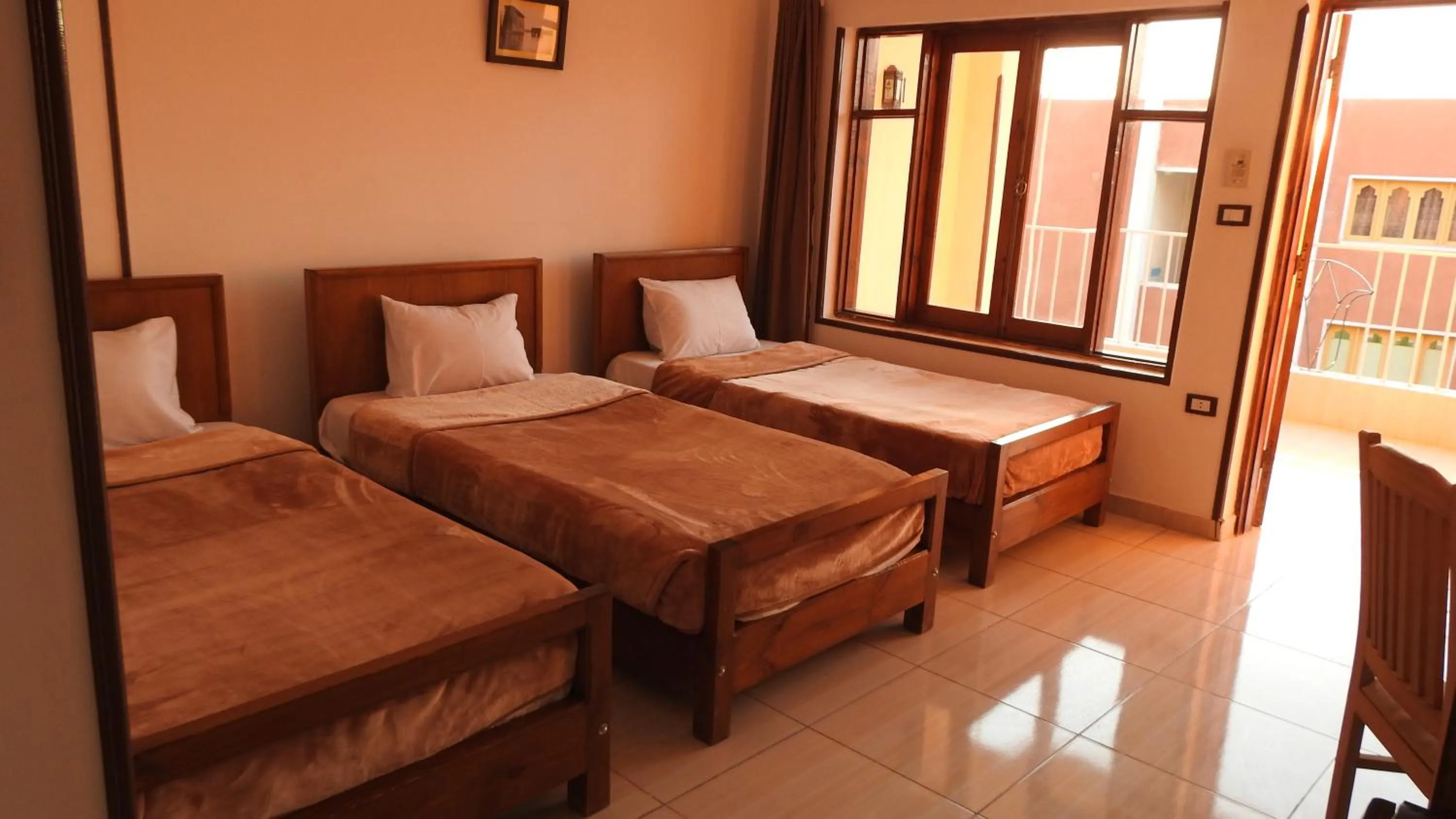 Bedroom, Bed in Thebes Hotel