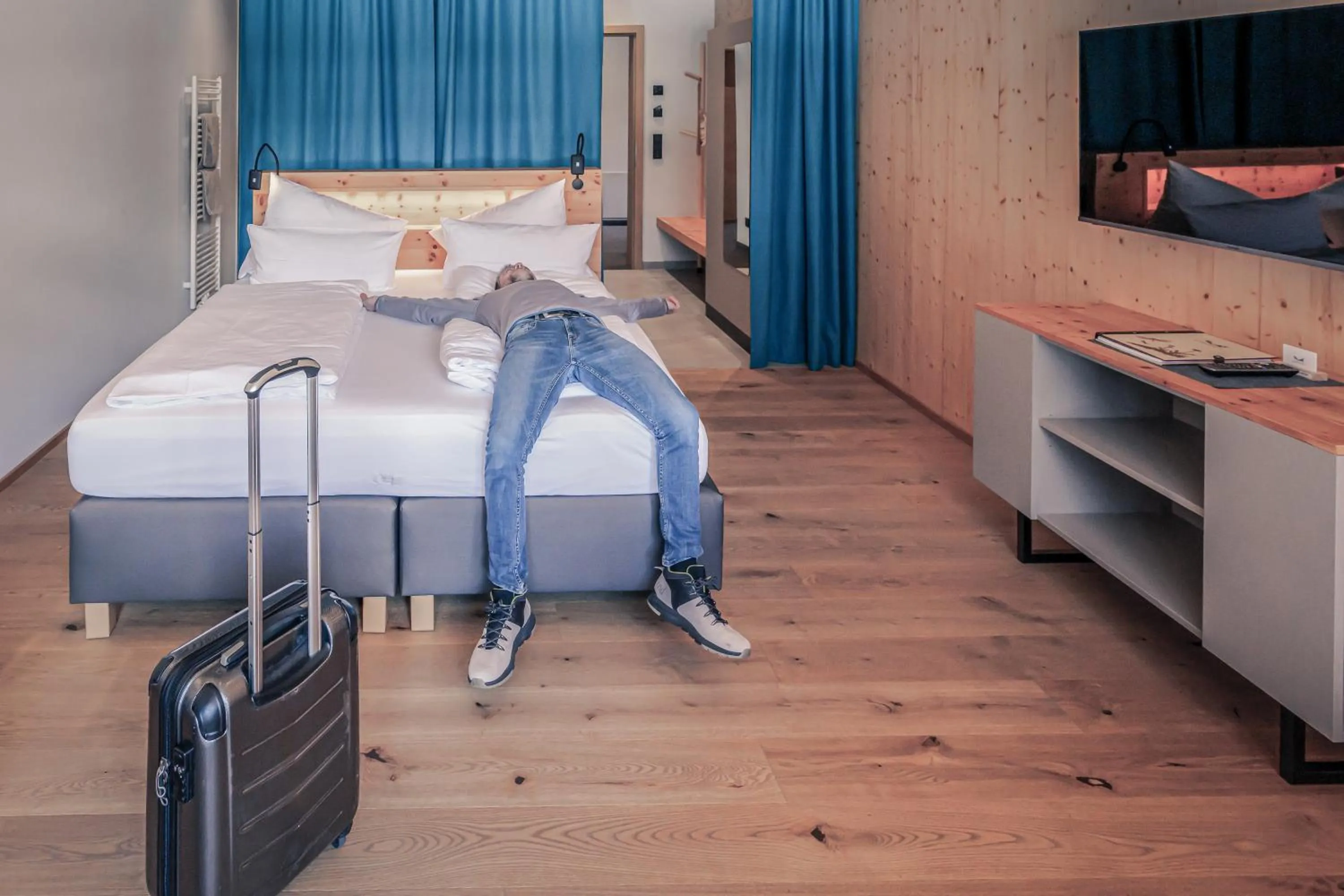 Photo of the whole room, Bed in Boutique Hotel LechZeit