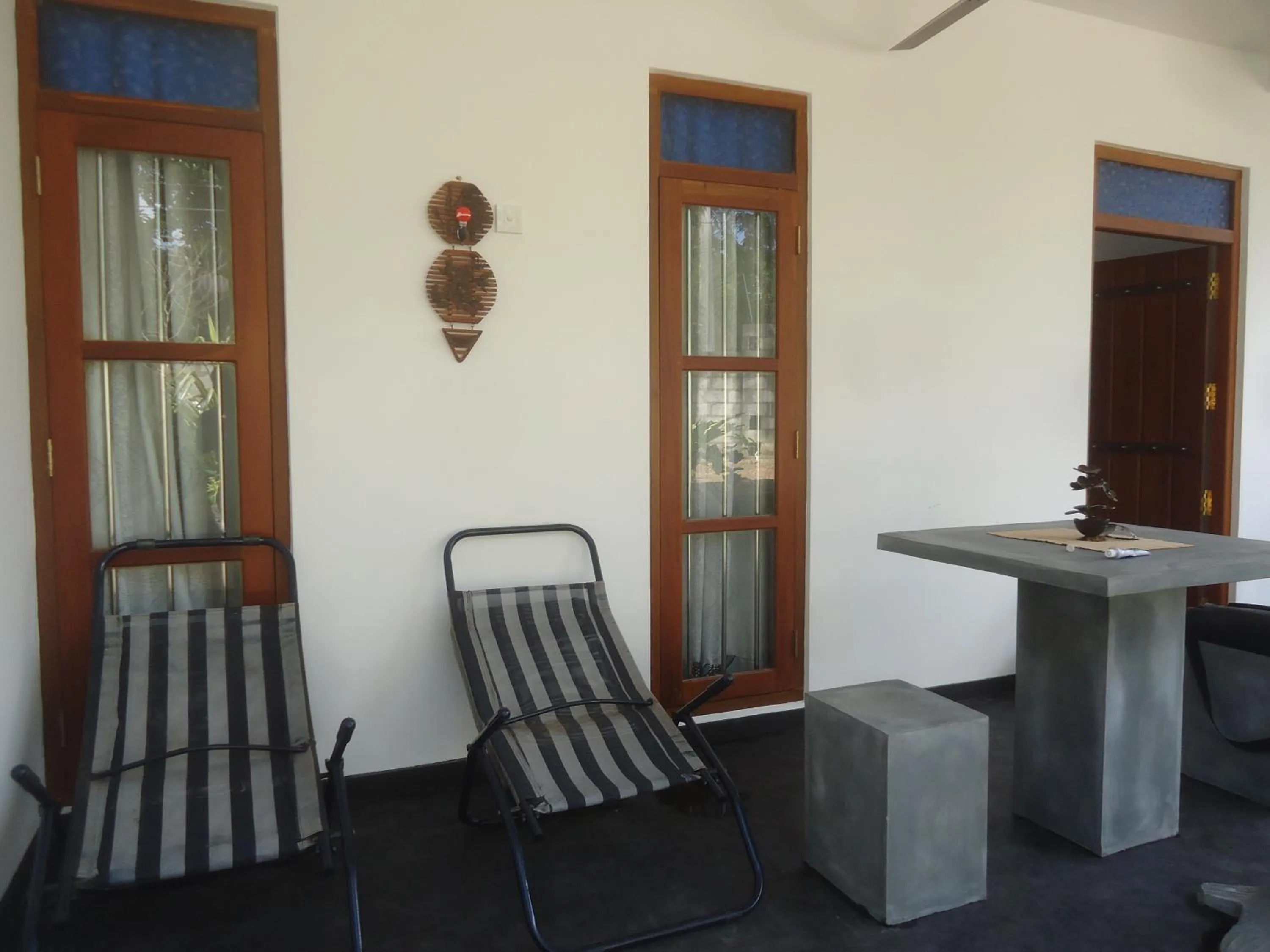 Balcony/Terrace, Seating Area in Sun & Moon Good View Villa
