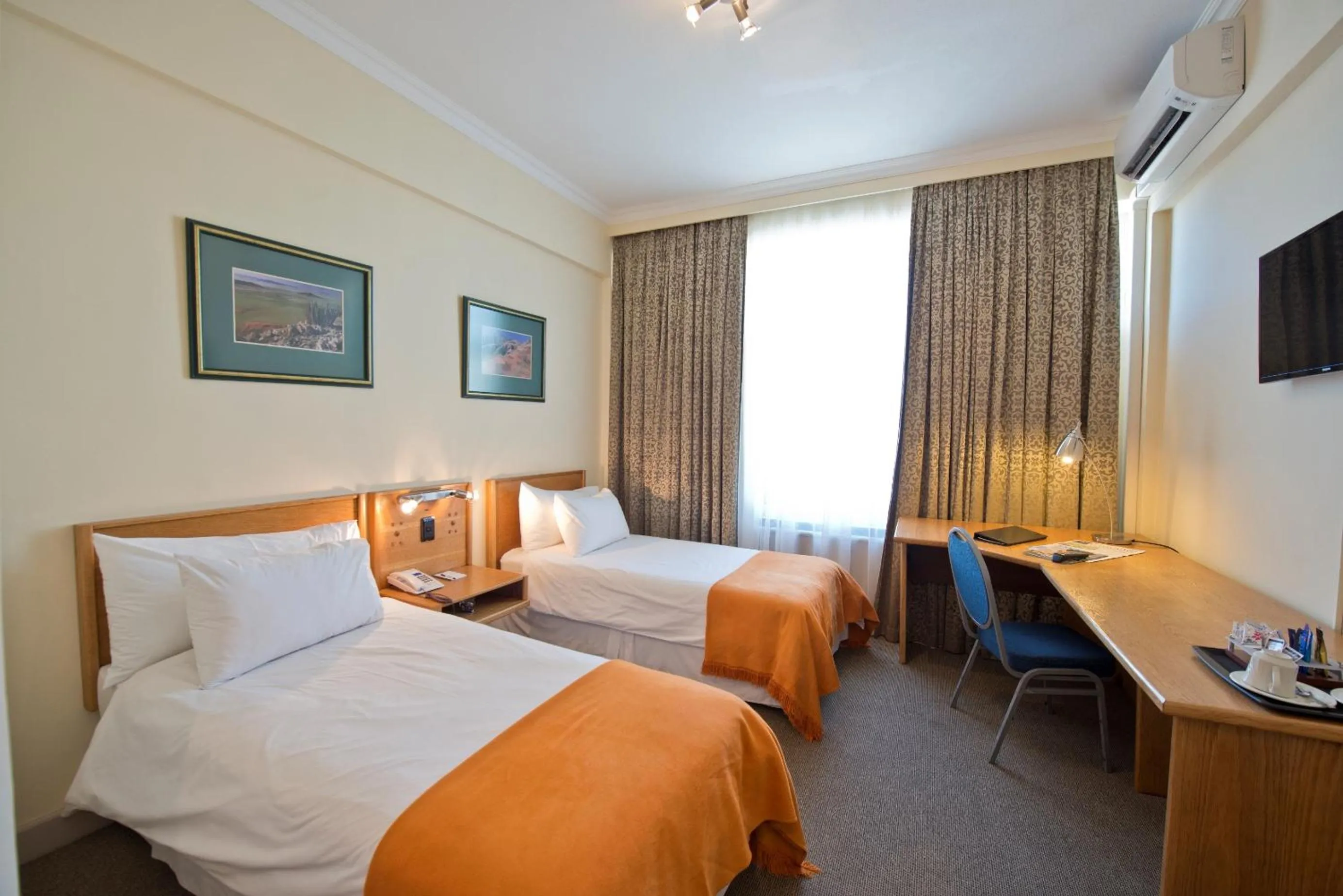 Bed in Hotel Thuringerhof