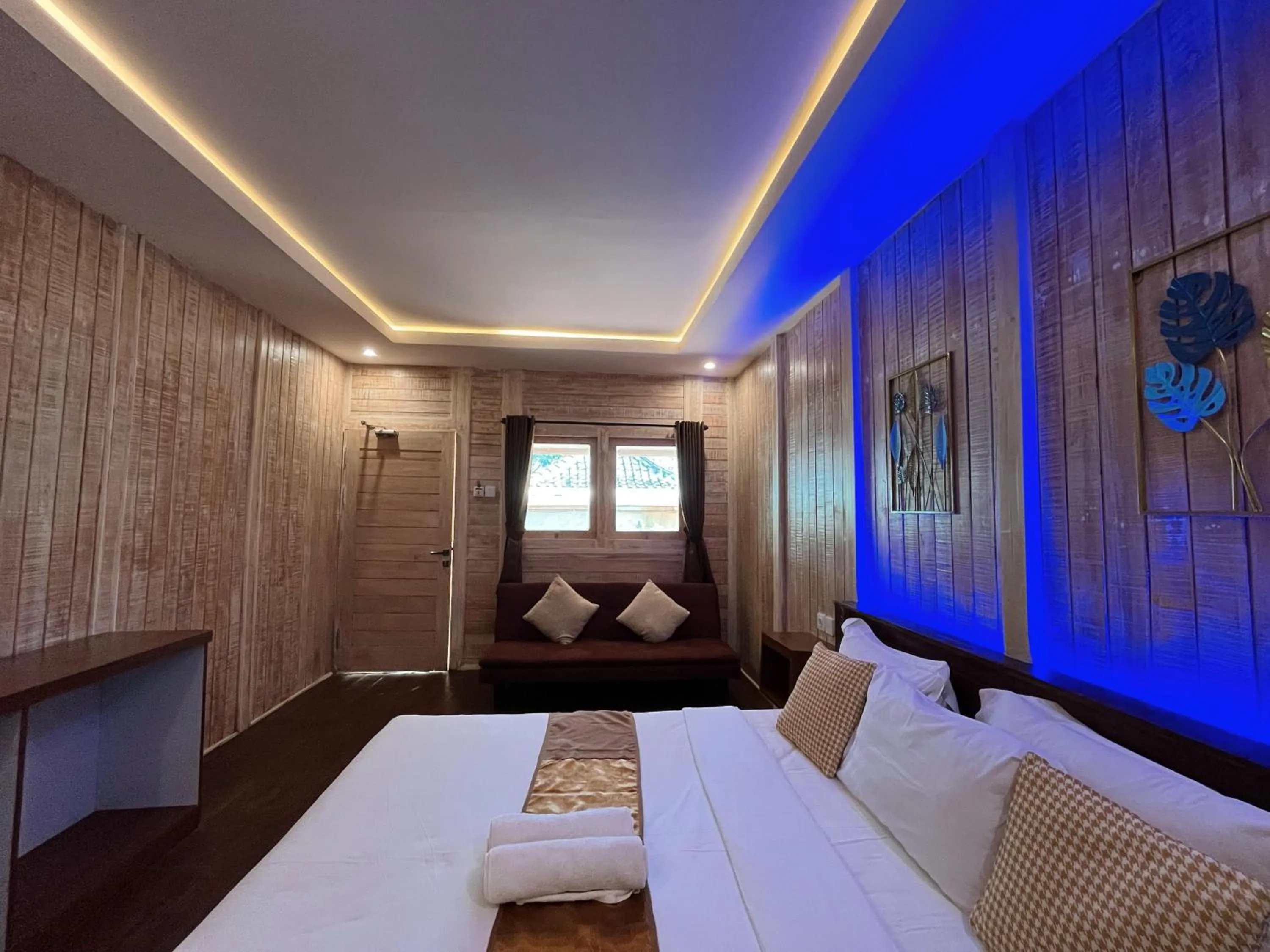 Bed in Sari Gili Bungalow