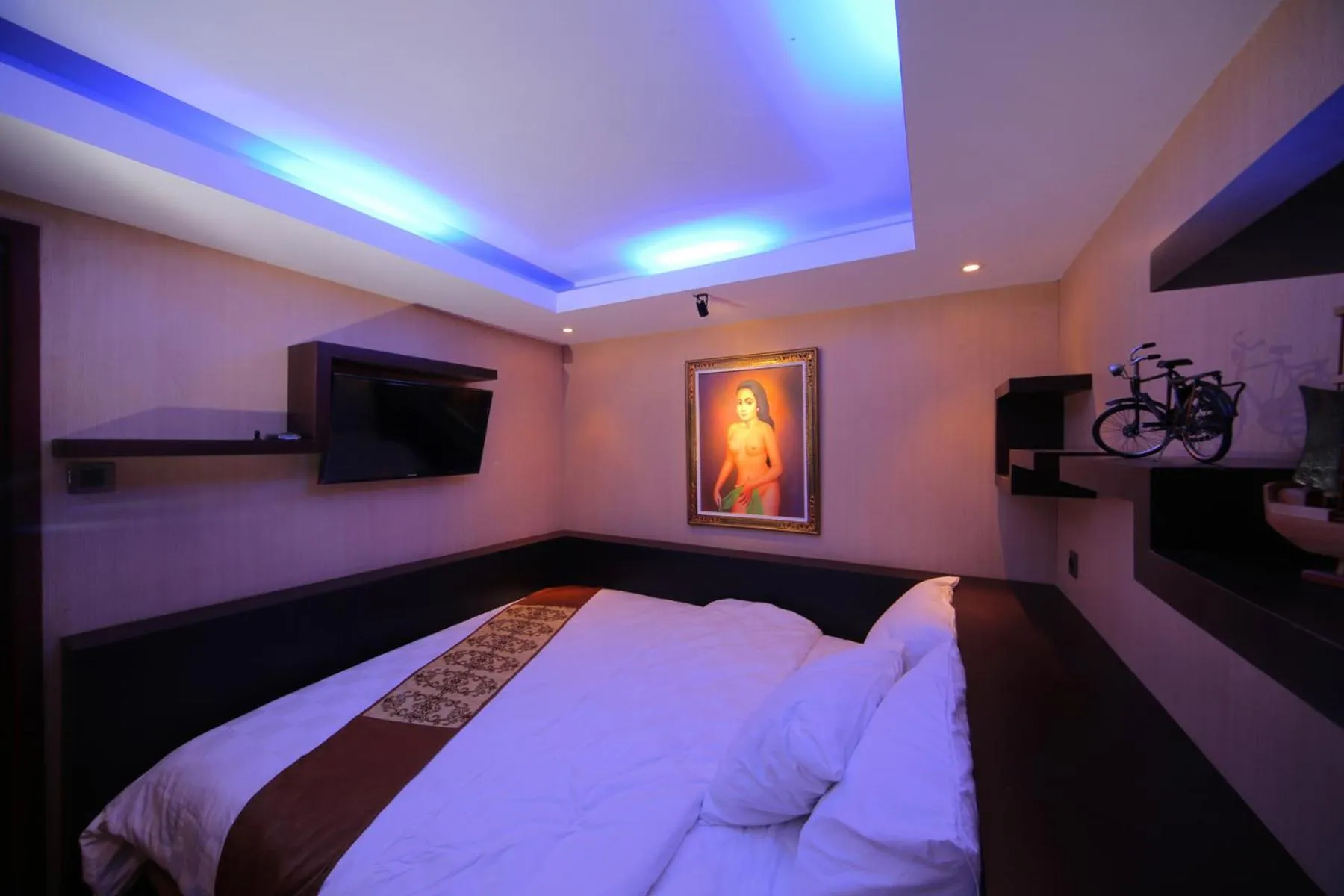 Bed in Sari Gili Bungalow