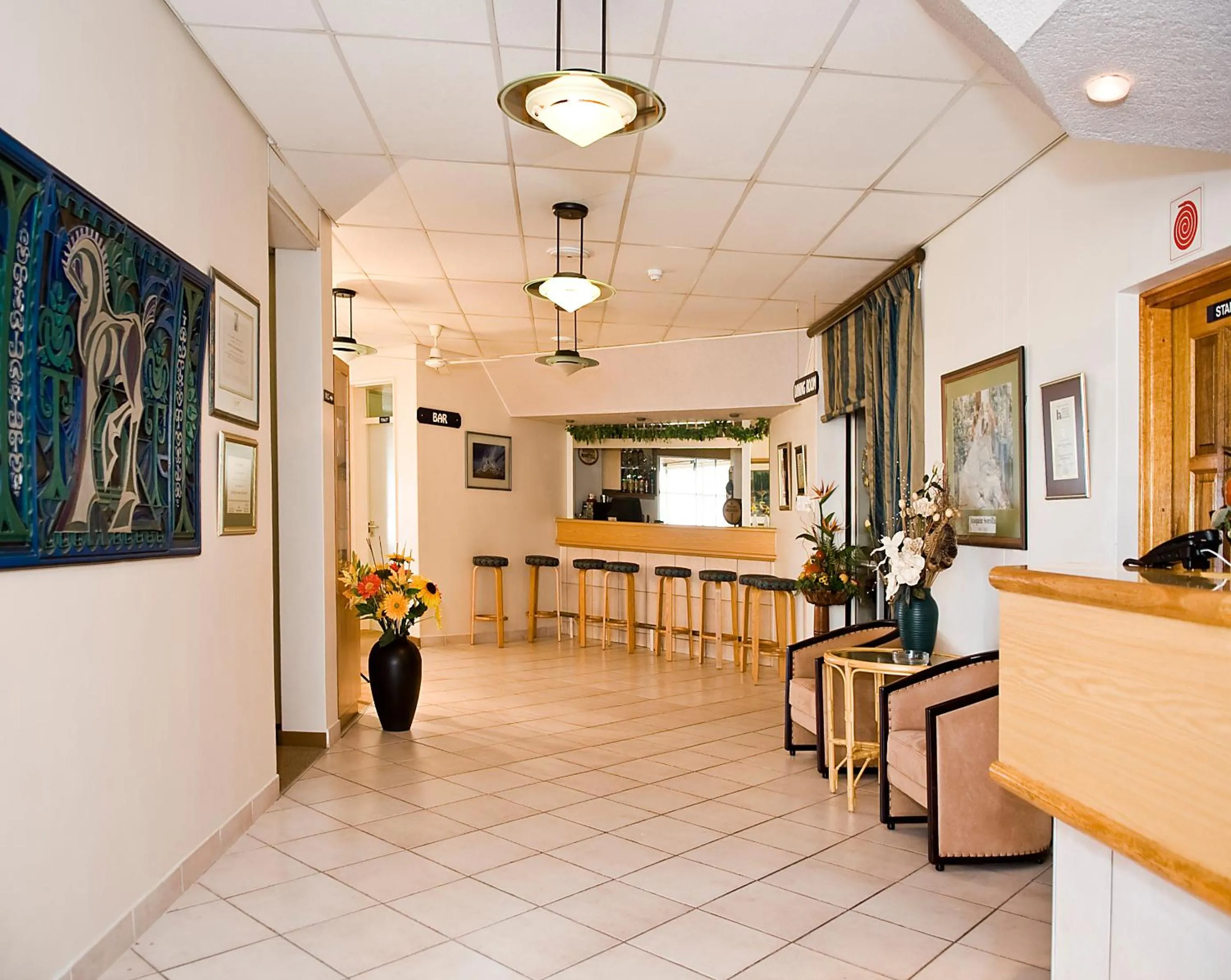 Lounge or bar in Sea-View Zum Sperrgebiet