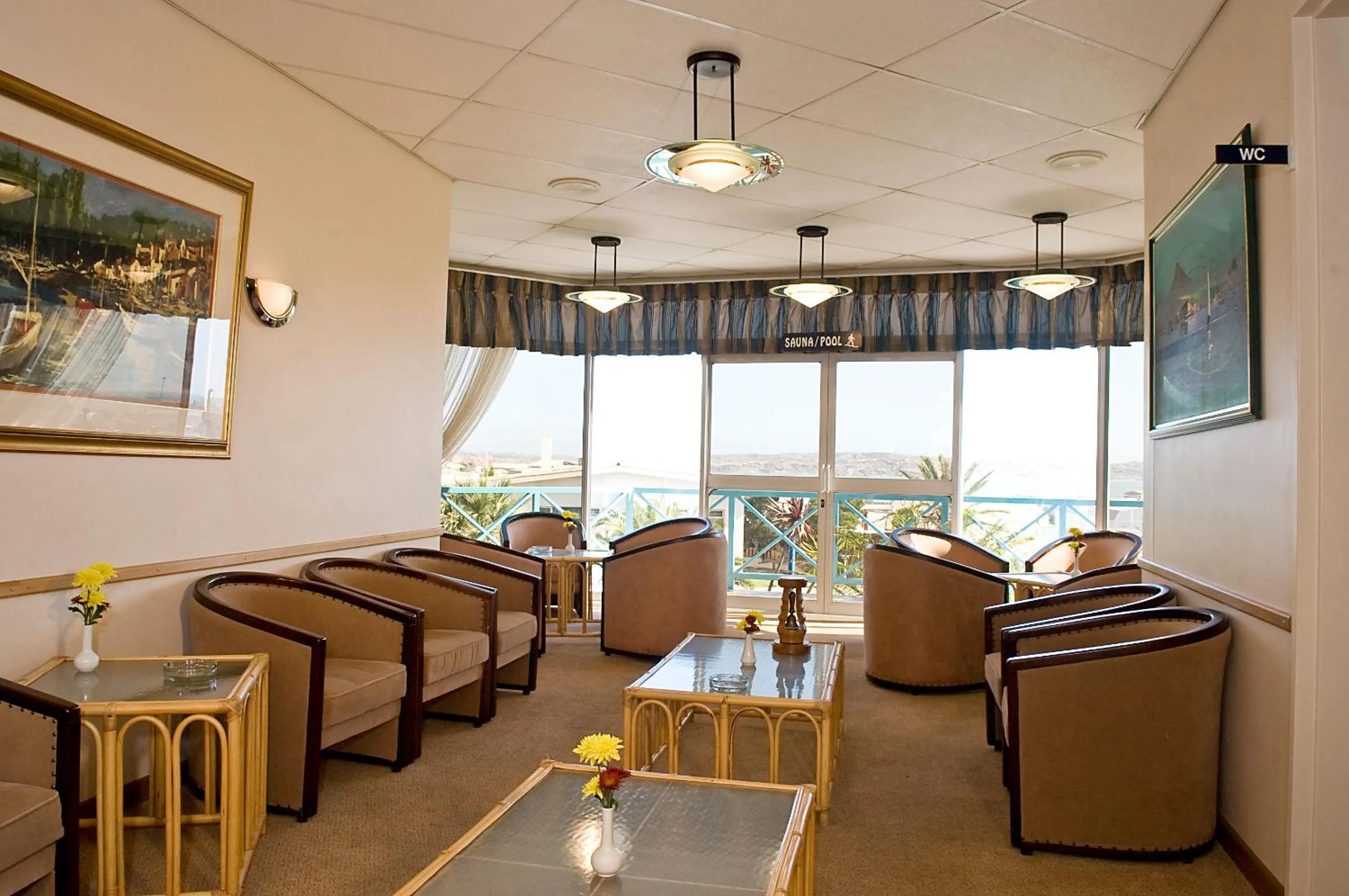 Lounge or bar in Sea-View Zum Sperrgebiet