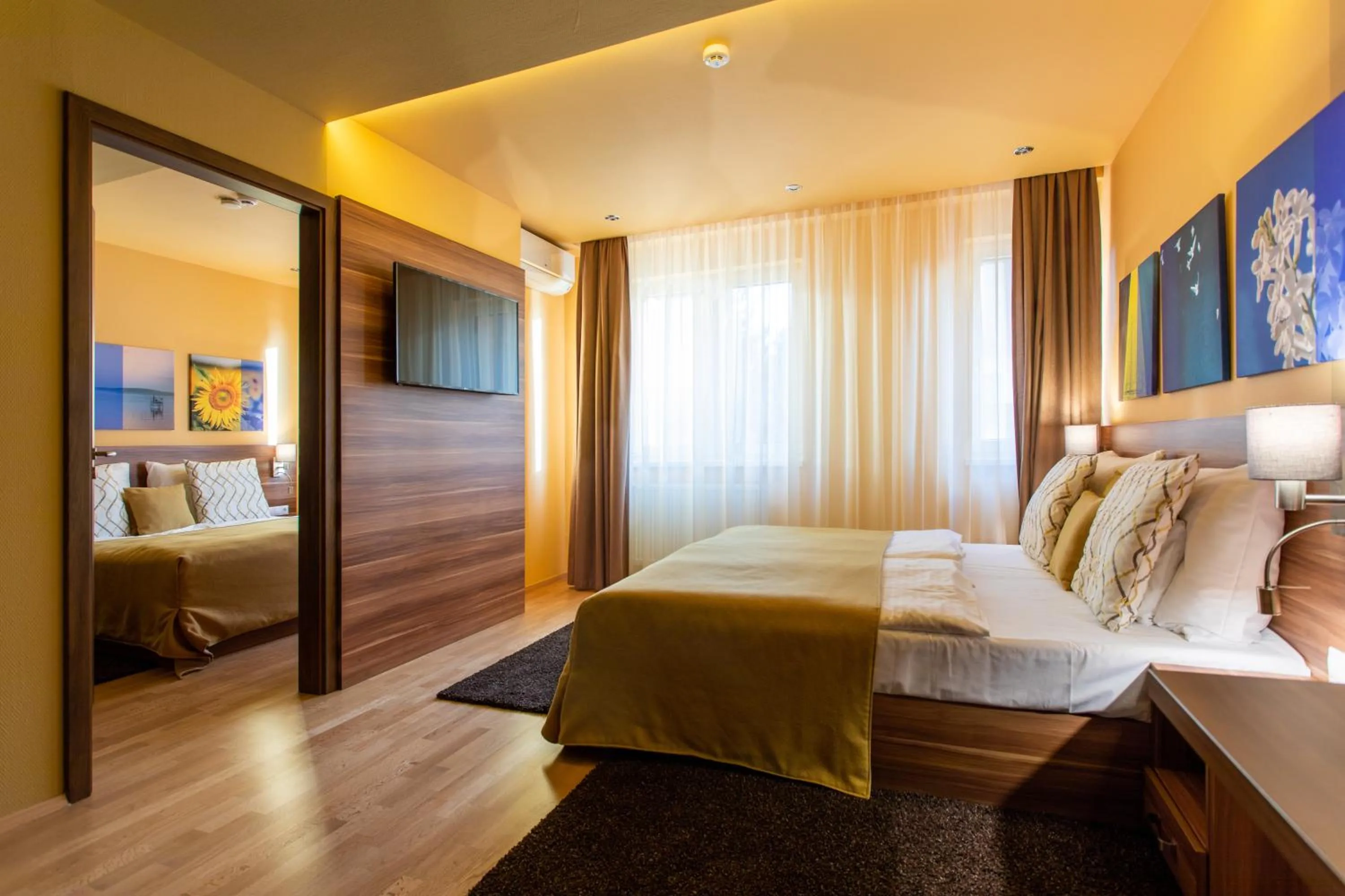 TV and multimedia, Bed in Tópart Hotel